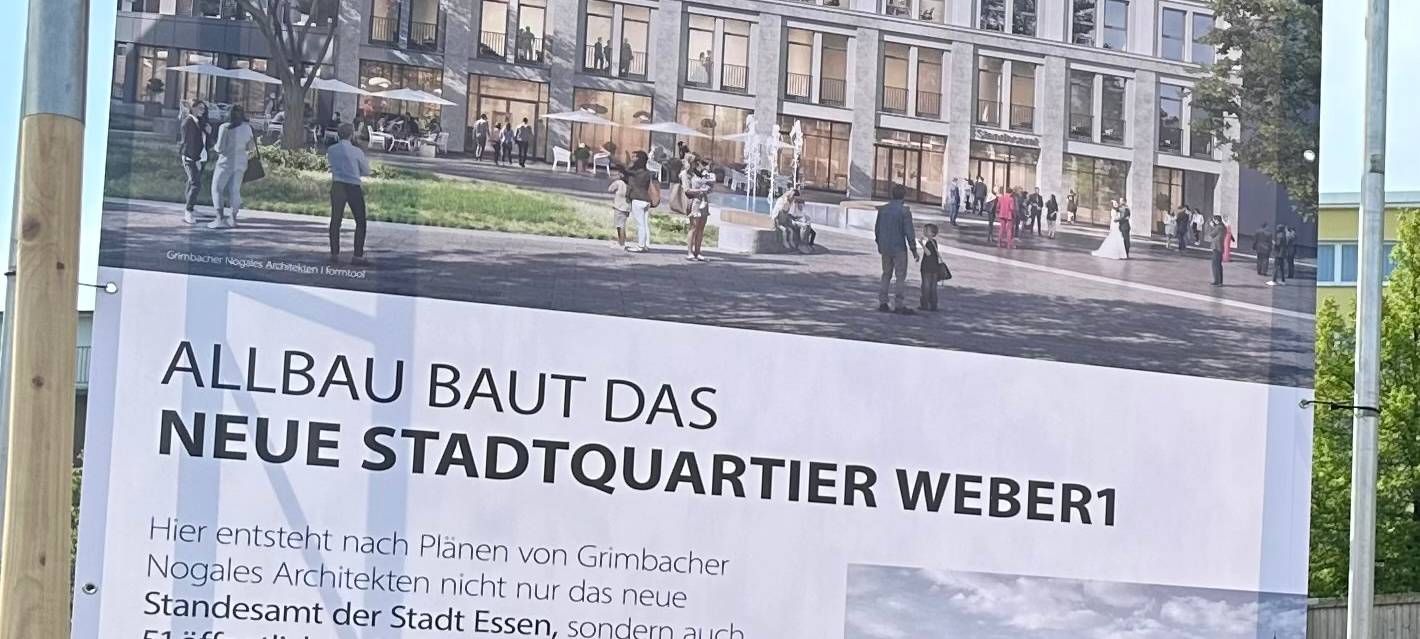 Bau für neues Standesamt in Essen startet