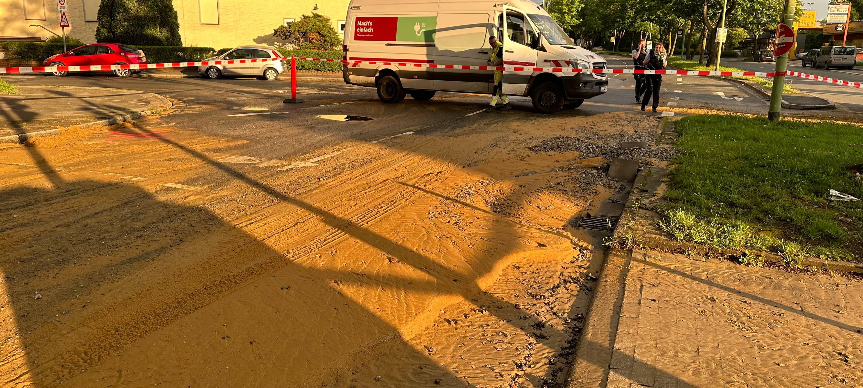 Wasserrohrbruch in Essen: Große Hauptstraße betroffen
