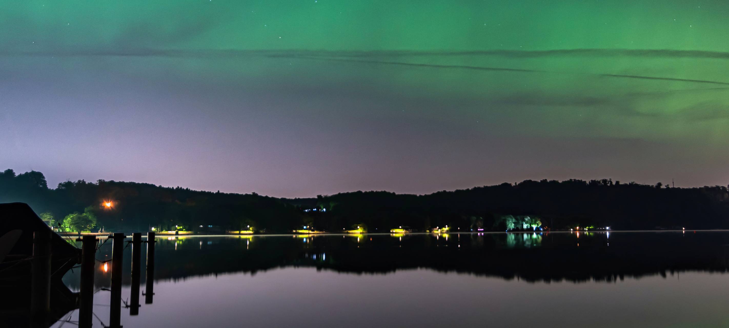 Polarlichter über Essen