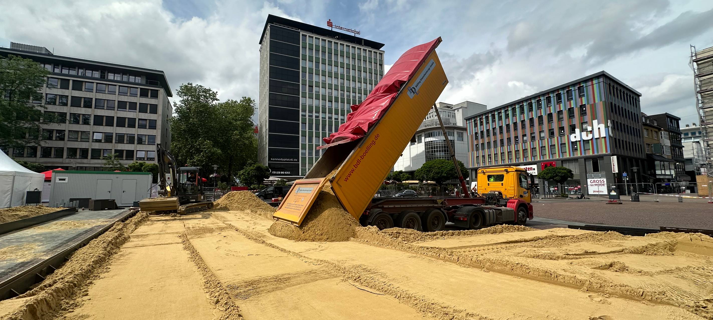 Beach Week in Essen mit 750 Tonnen Sand