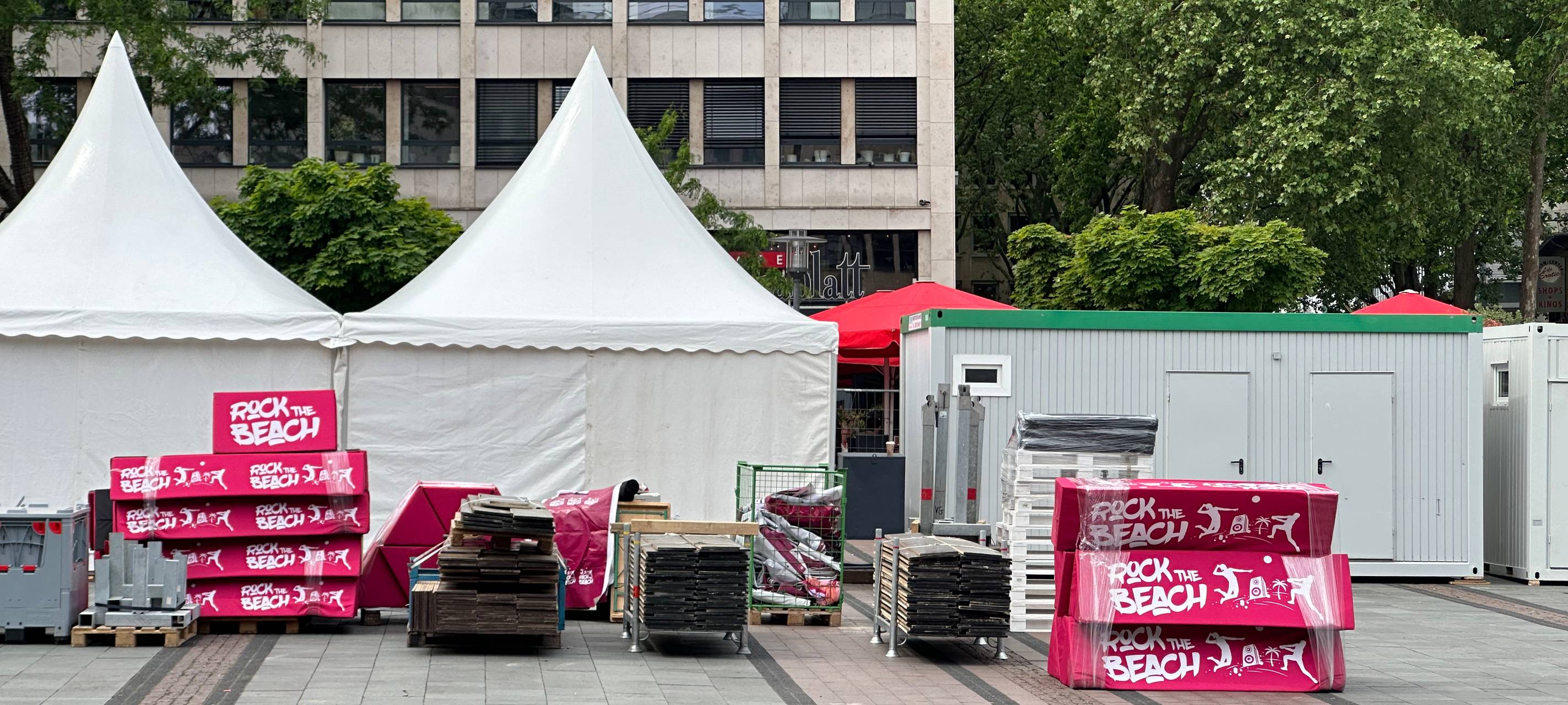 Beach Week in Essen mit 750 Tonnen Sand