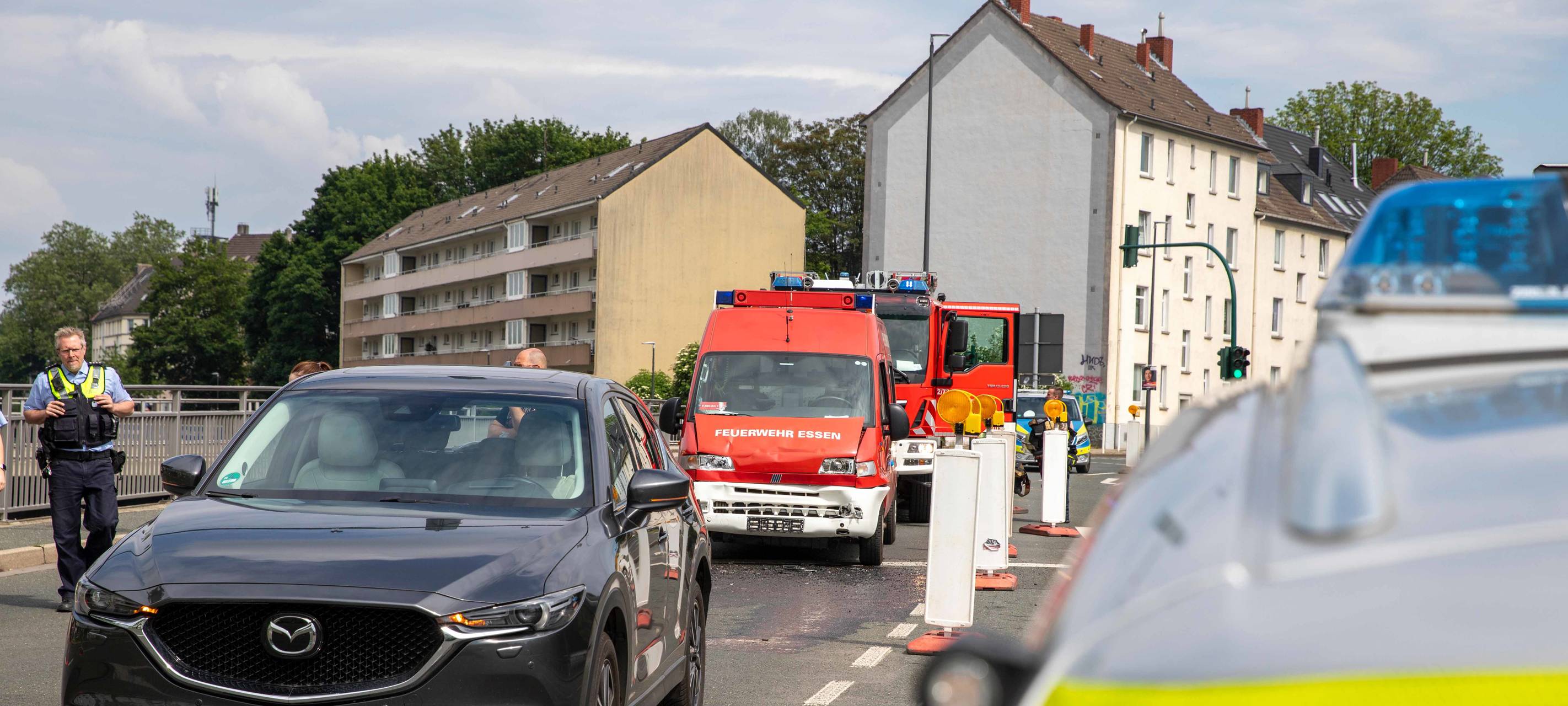 Zwei Unfälle in Essen am langen Wochenende