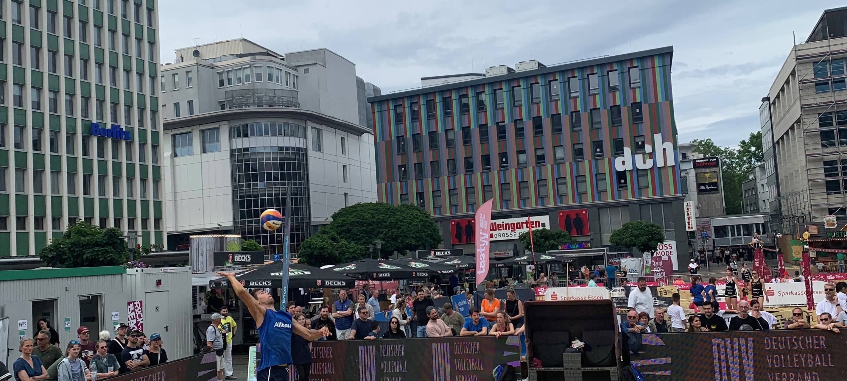 Beach Week in Essen mit 750 Tonnen Sand