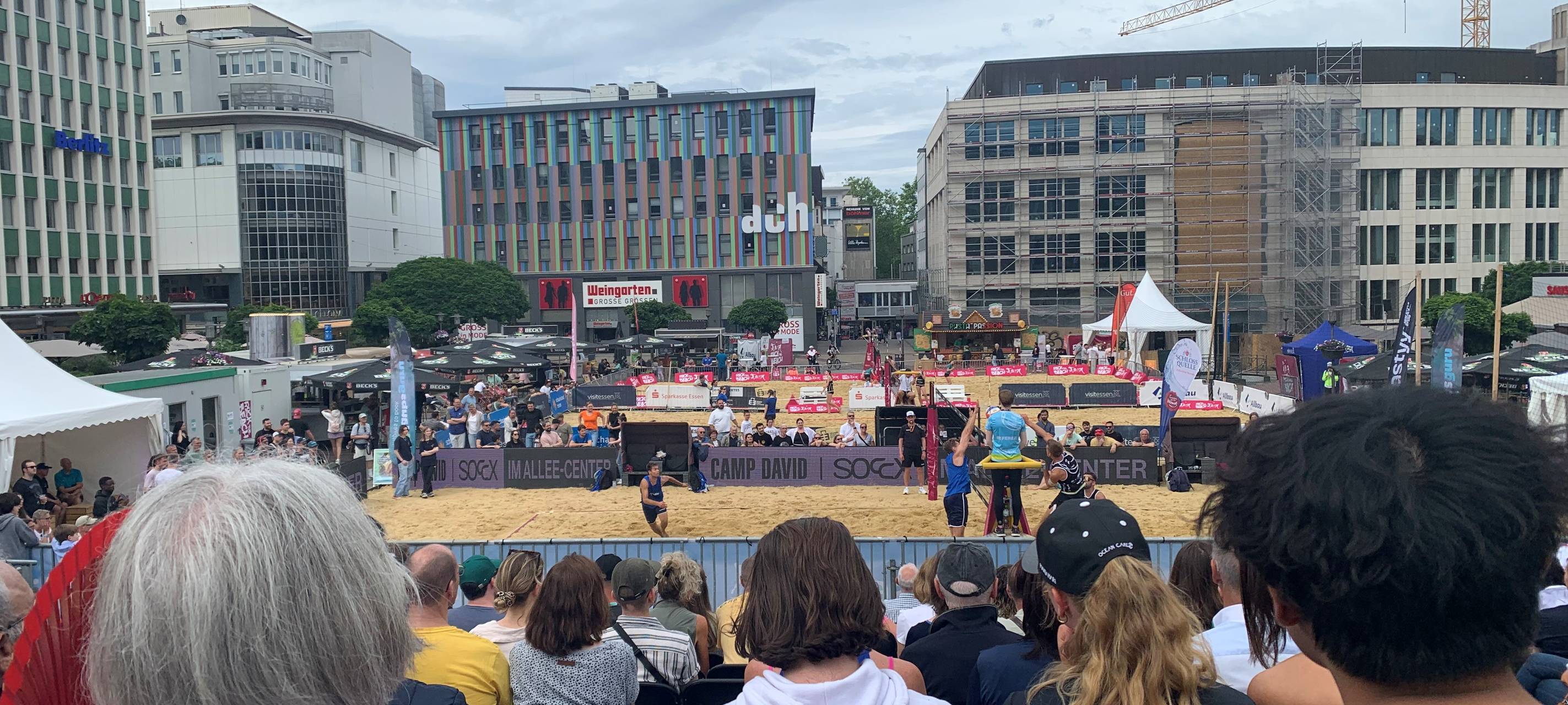 Beach Week in Essen mit 750 Tonnen Sand