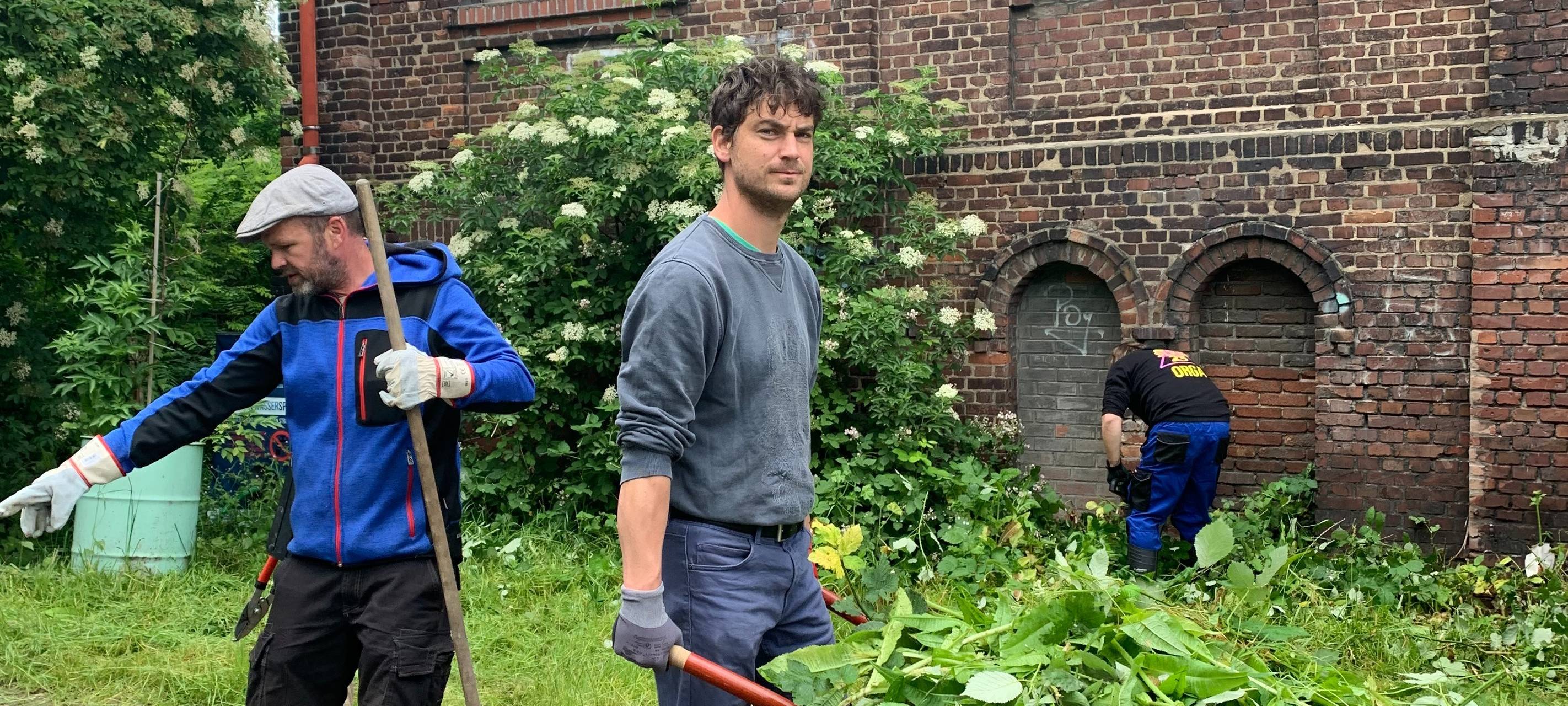 Maschinenhaus Essen mit Mitmach-Tag nach Brand