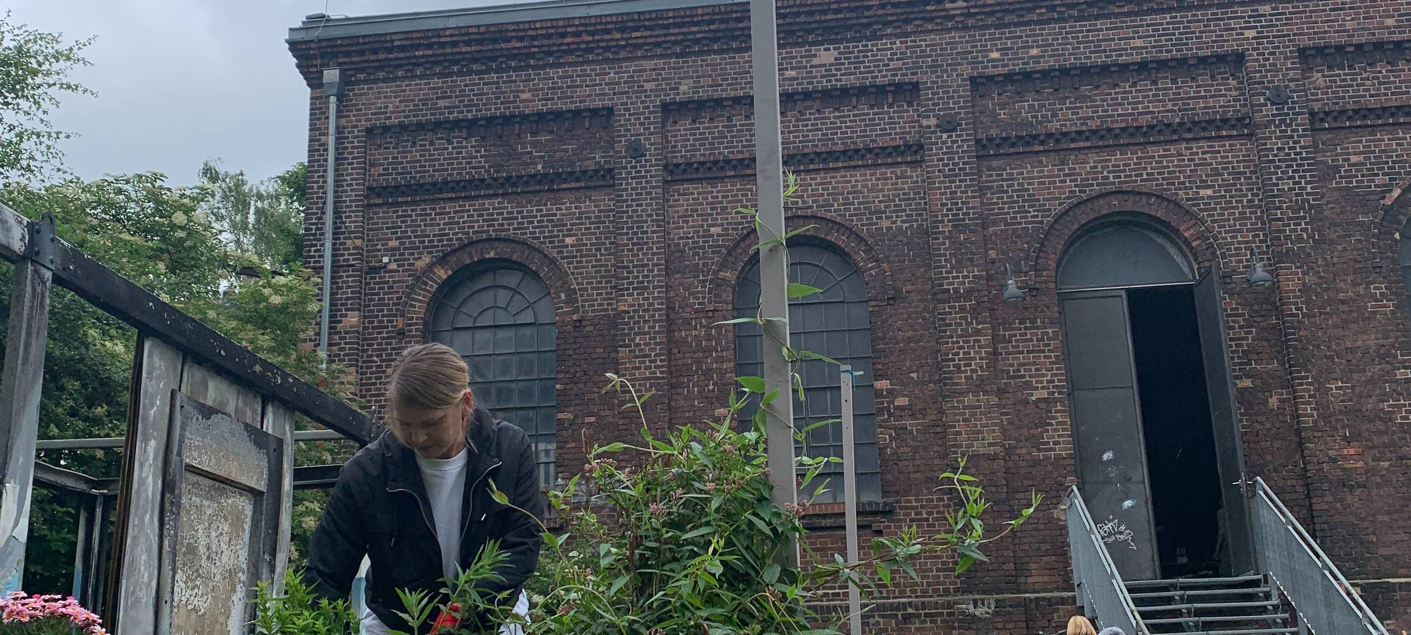 Maschinenhaus Essen mit Mitmach-Tag nach Brand