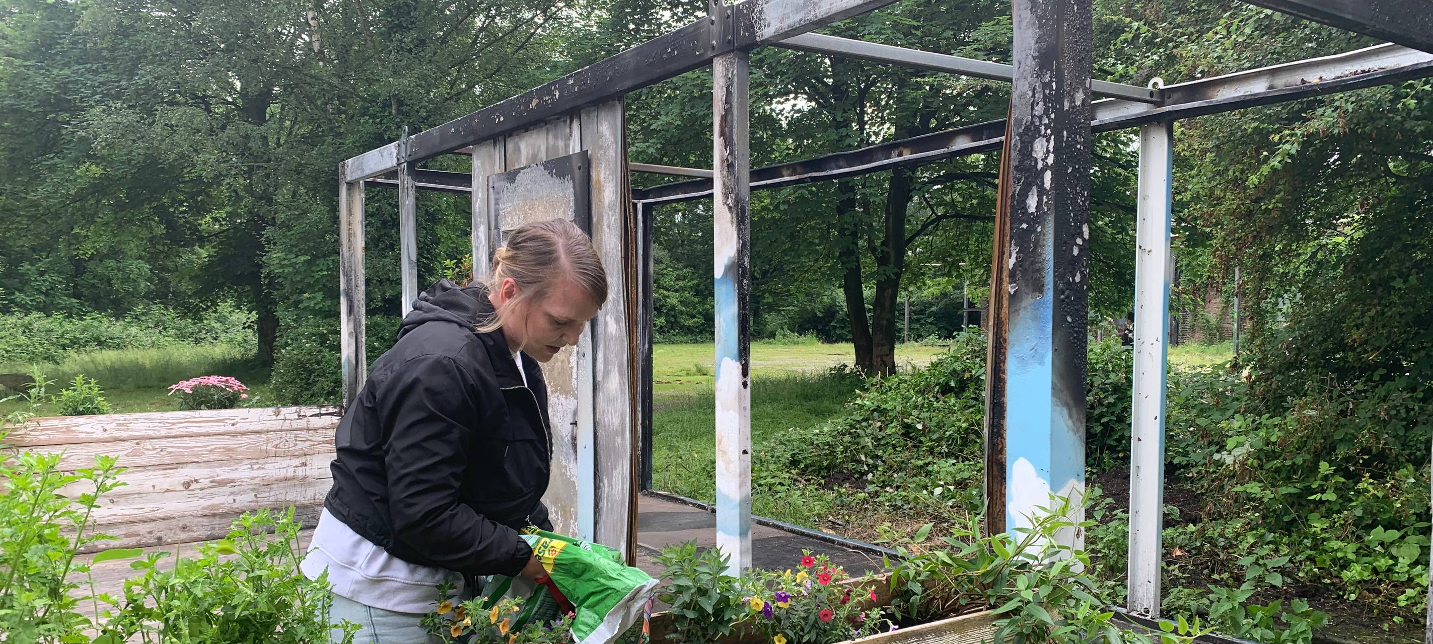 Maschinenhaus Essen mit Mitmach-Tag nach Brand