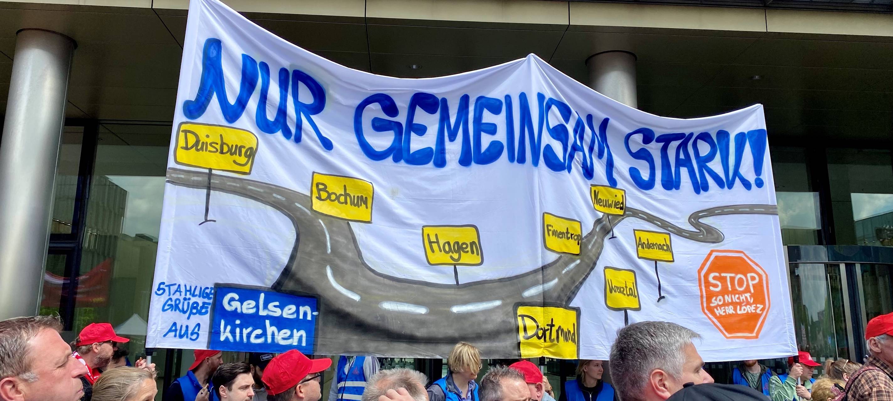 Demo thyssenkrupp Essen