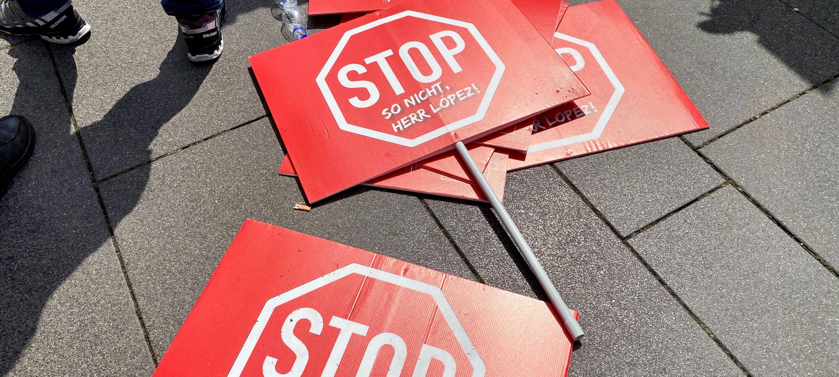 Demo thyssenkrupp Essen