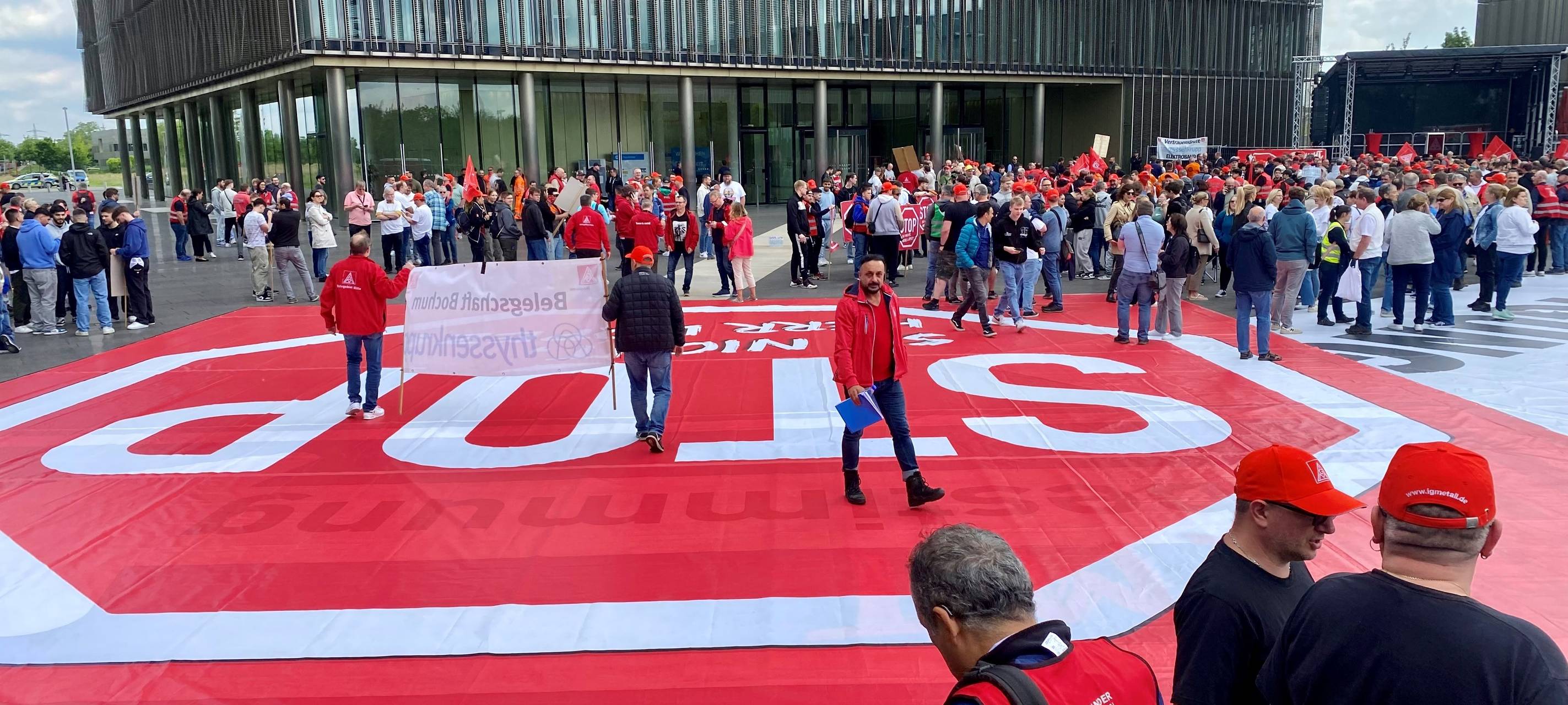 Demo thyssenkrupp Essen