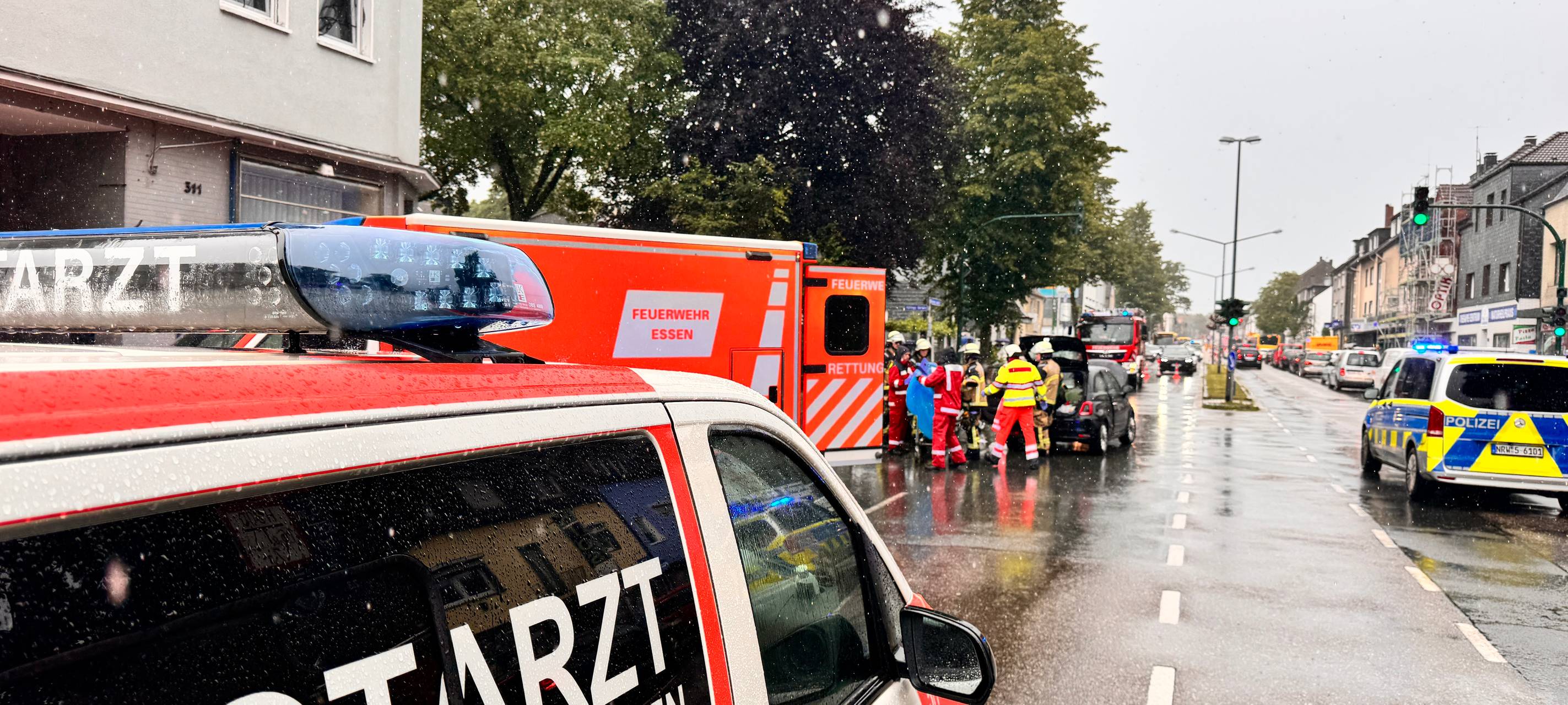 Schwerer Unfall in Essen