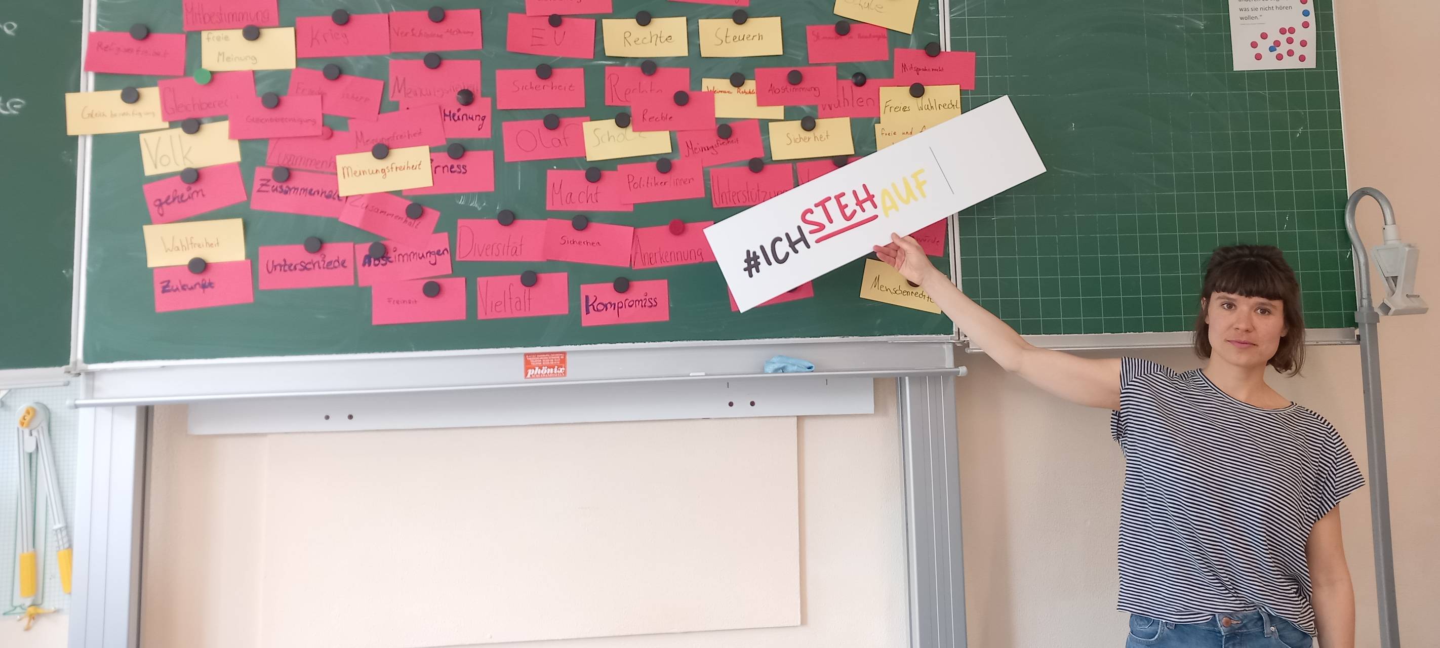 Jugendliche aus Essen stehen für Demokratie auf