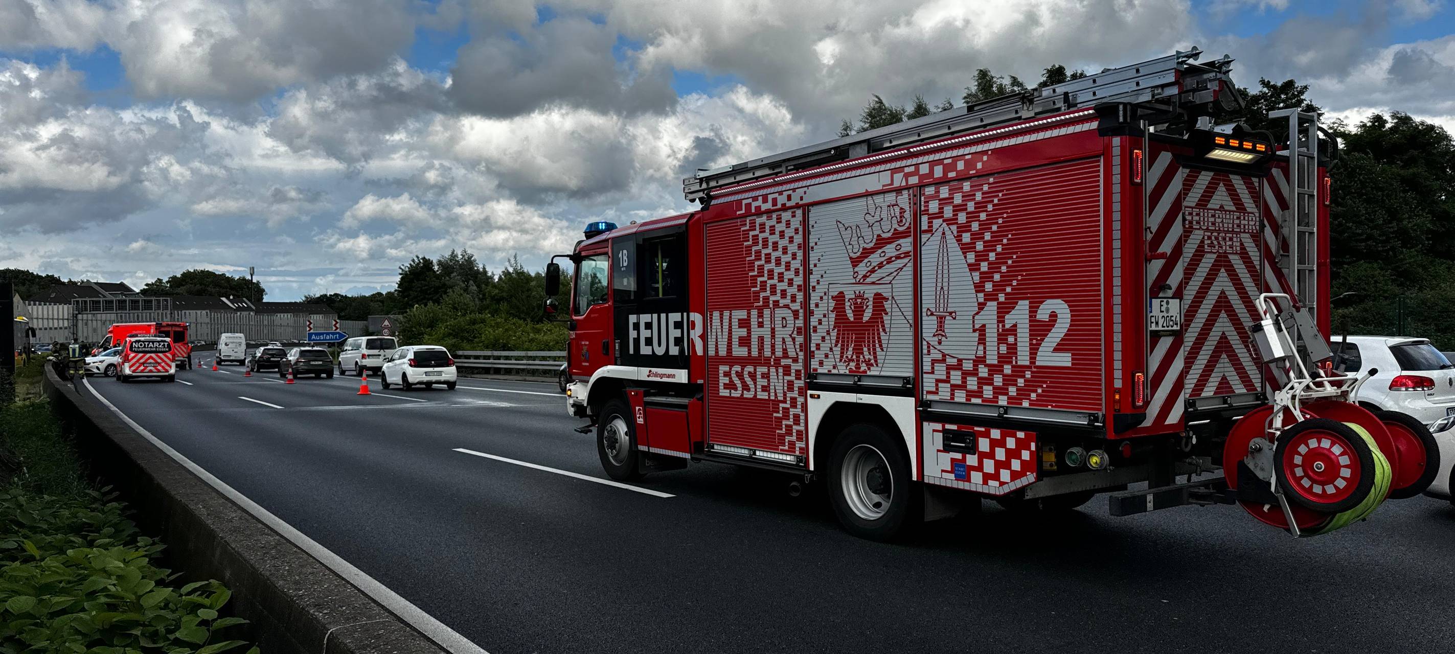 Staus in Essen - gleich mehrere Unfälle auf A40