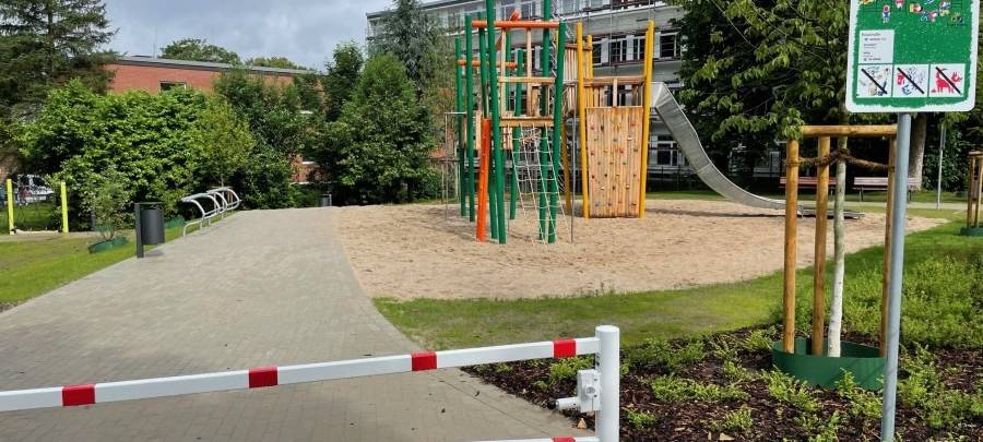 Neuer Spielplatz in Essen eröffnet