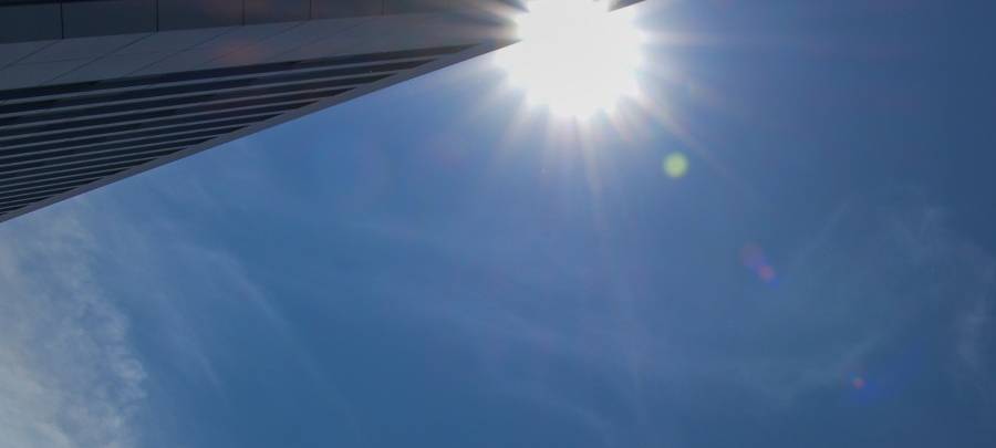 Sonne und Hitze in Essen