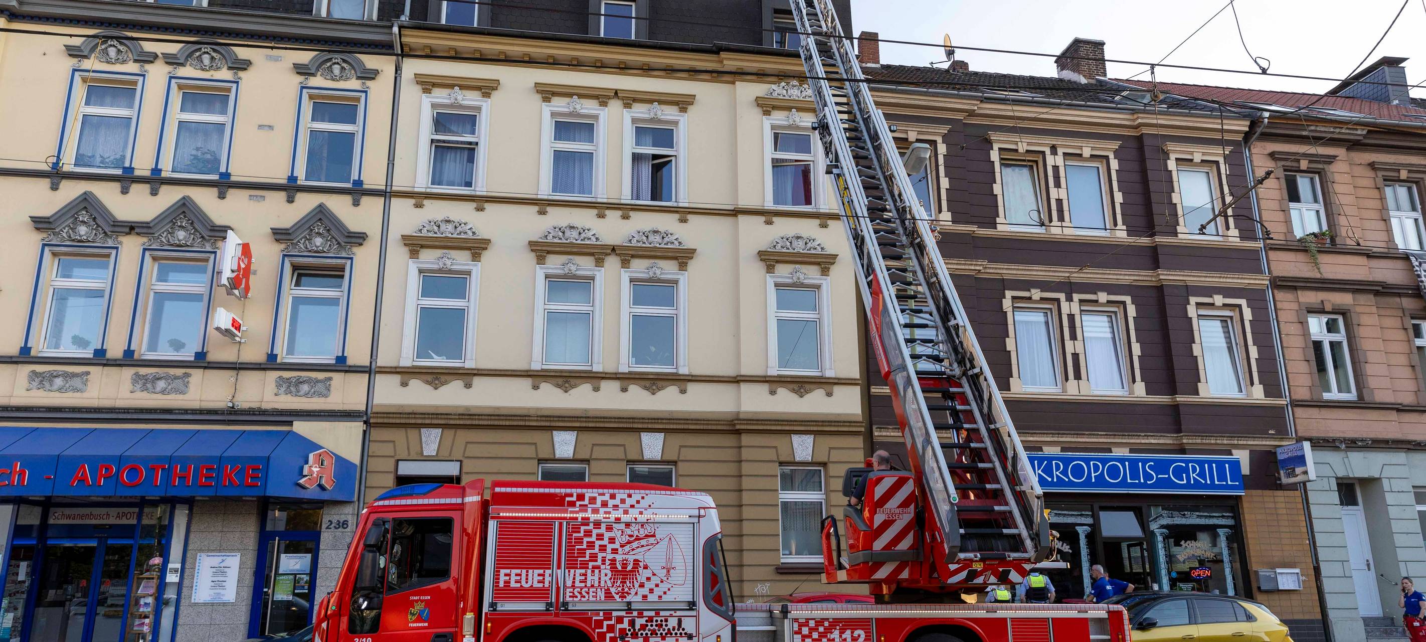 Feuerwehr Essen rettet Katze aus Kamin
