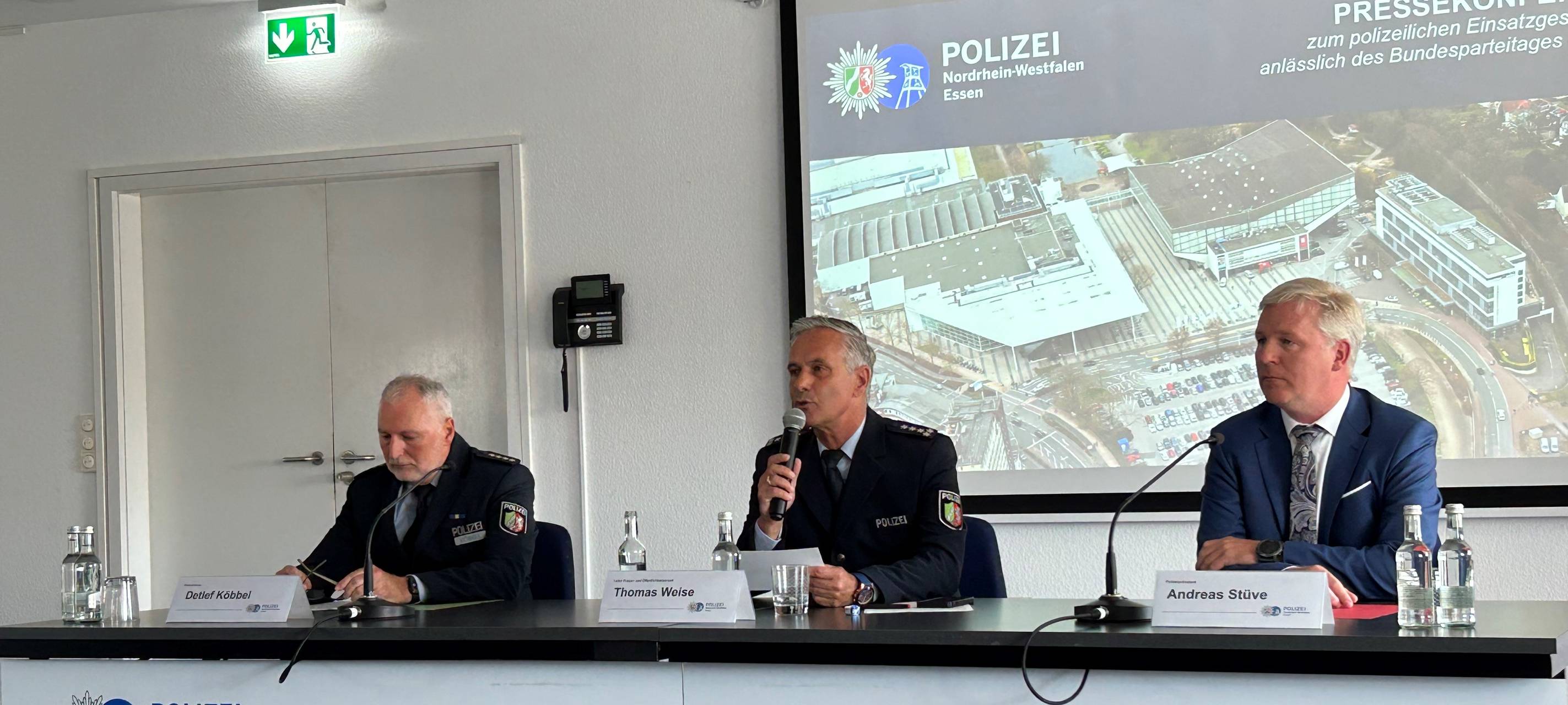 AfD-Parteitag: Polizei Essen rechnet auch mit gewaltbereiten Störern