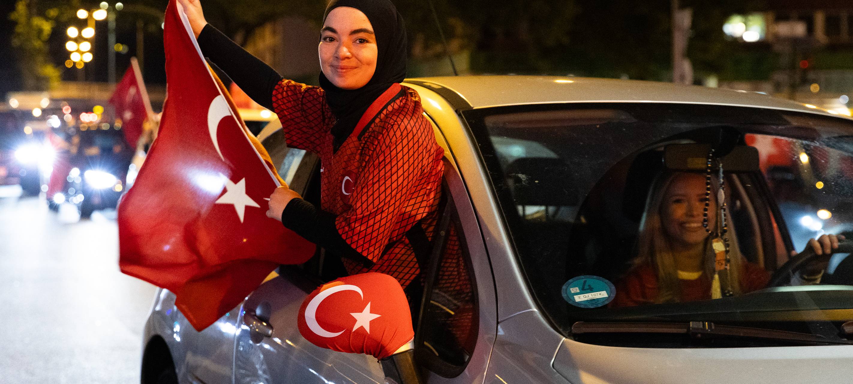 Türkei-Fans in Essen feiern EM-Sieg
