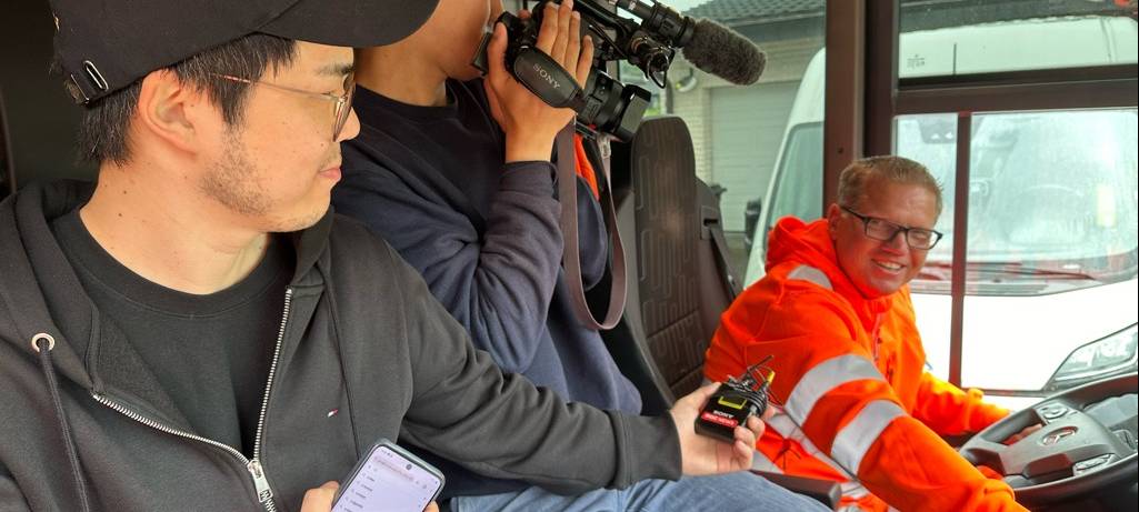 Müllwagen aus Essen bekommt Hauptrolle im Fernsehen in Südkorea