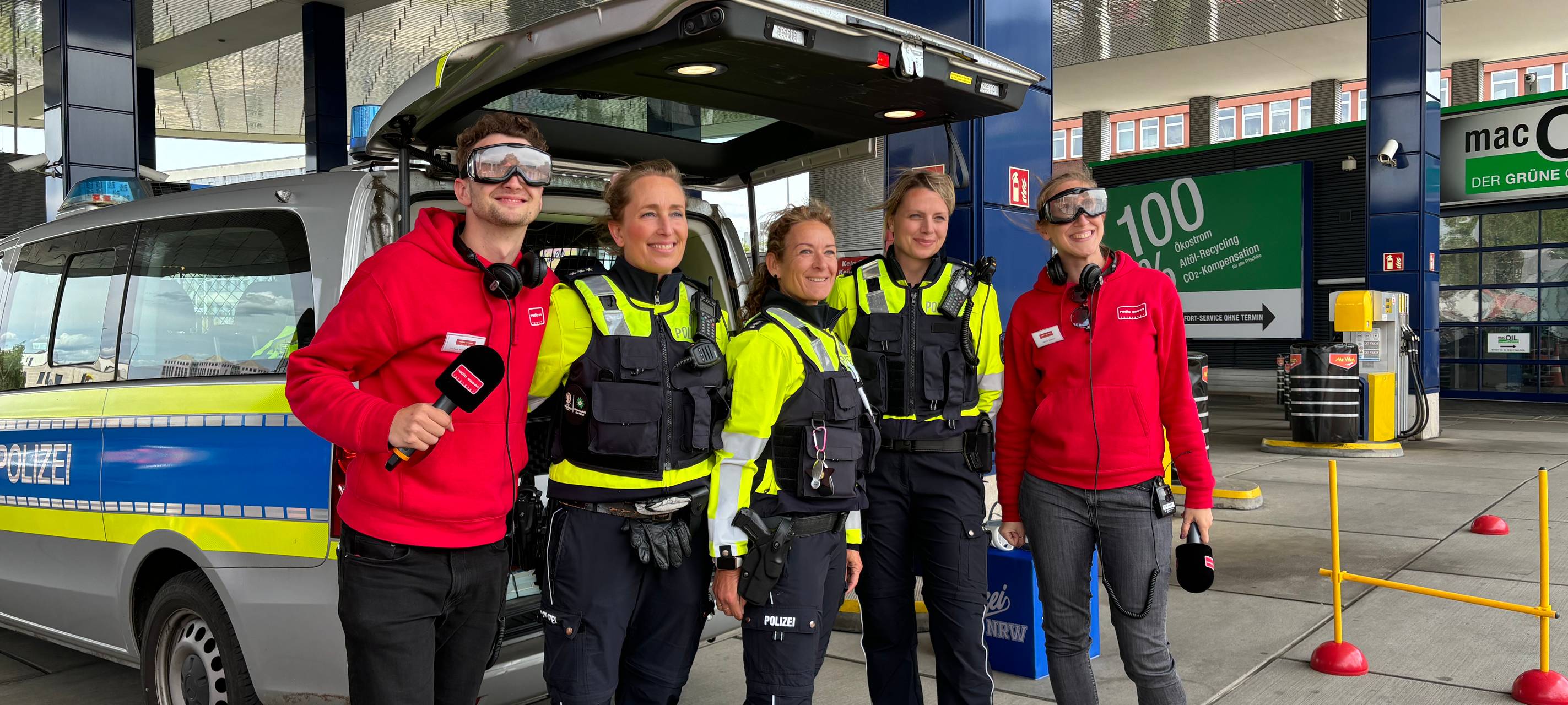 Der Radio Essen-Verkehrsmeldertag 2024: Zwischen Waschstraße und Kuchen-Buffet