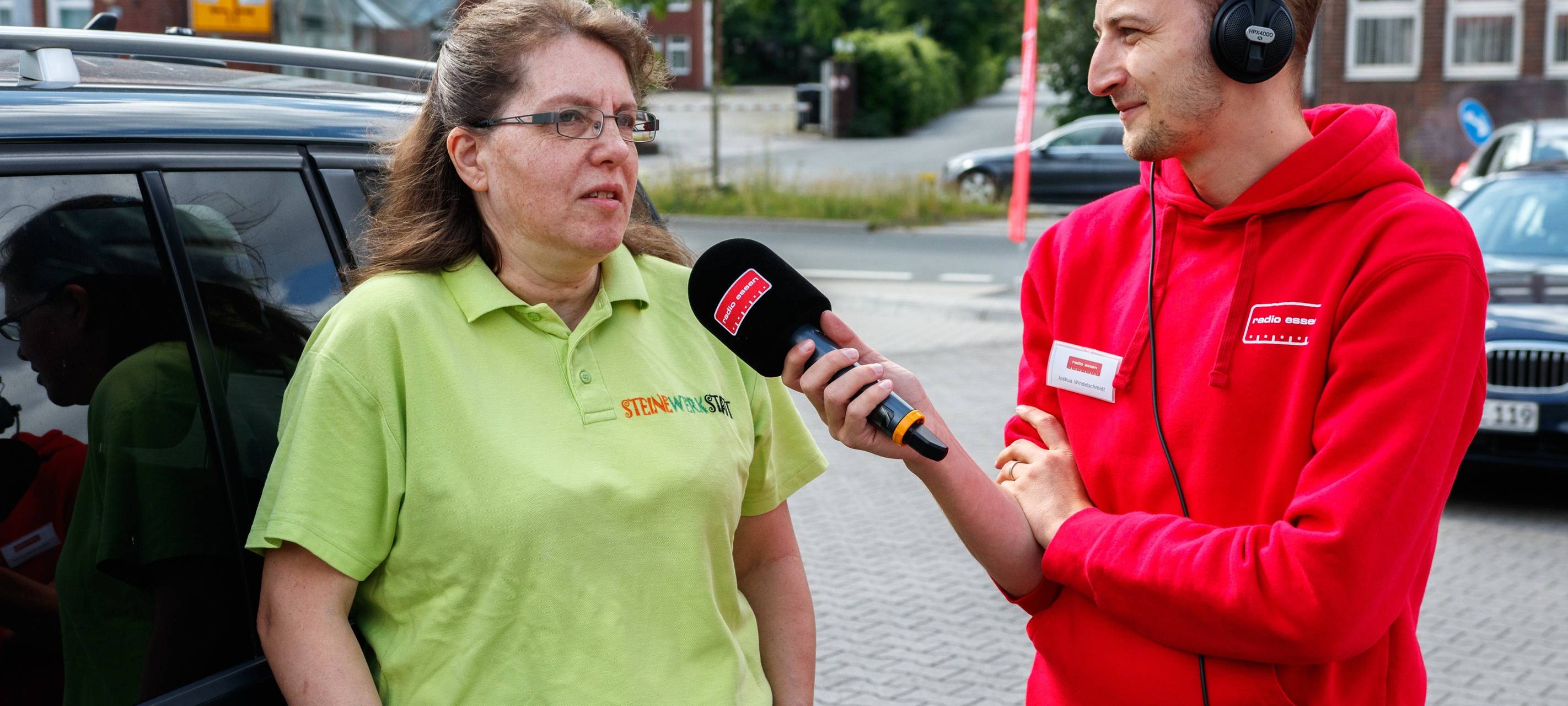 Der Radio Essen-Verkehrsmeldertag 2024: Zwischen Waschstraße und Kuchen-Buffet