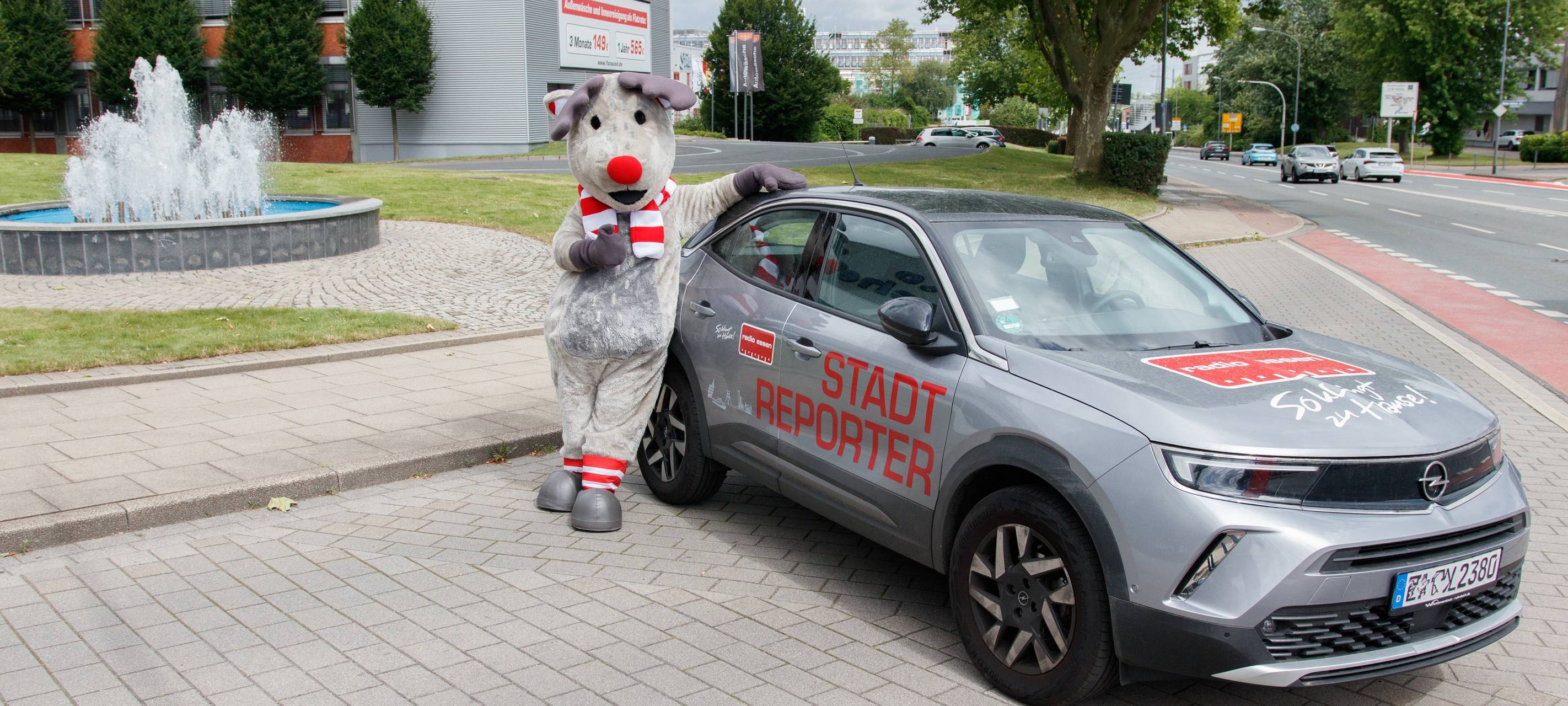 Der Radio Essen-Verkehrsmeldertag 2024: Zwischen Waschstraße und Kuchen-Buffet