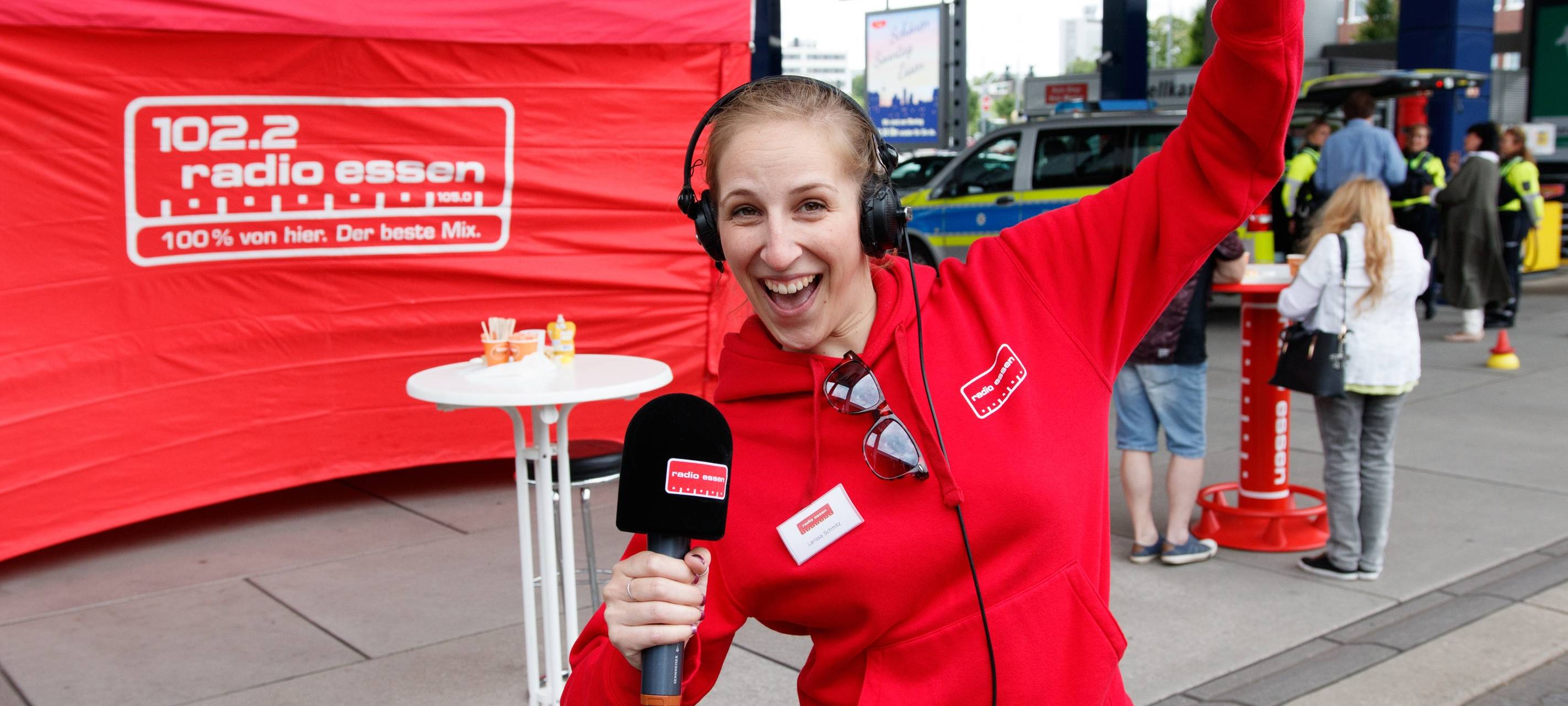 Der Radio Essen-Verkehrsmeldertag 2024: Zwischen Waschstraße und Kuchen-Buffet
