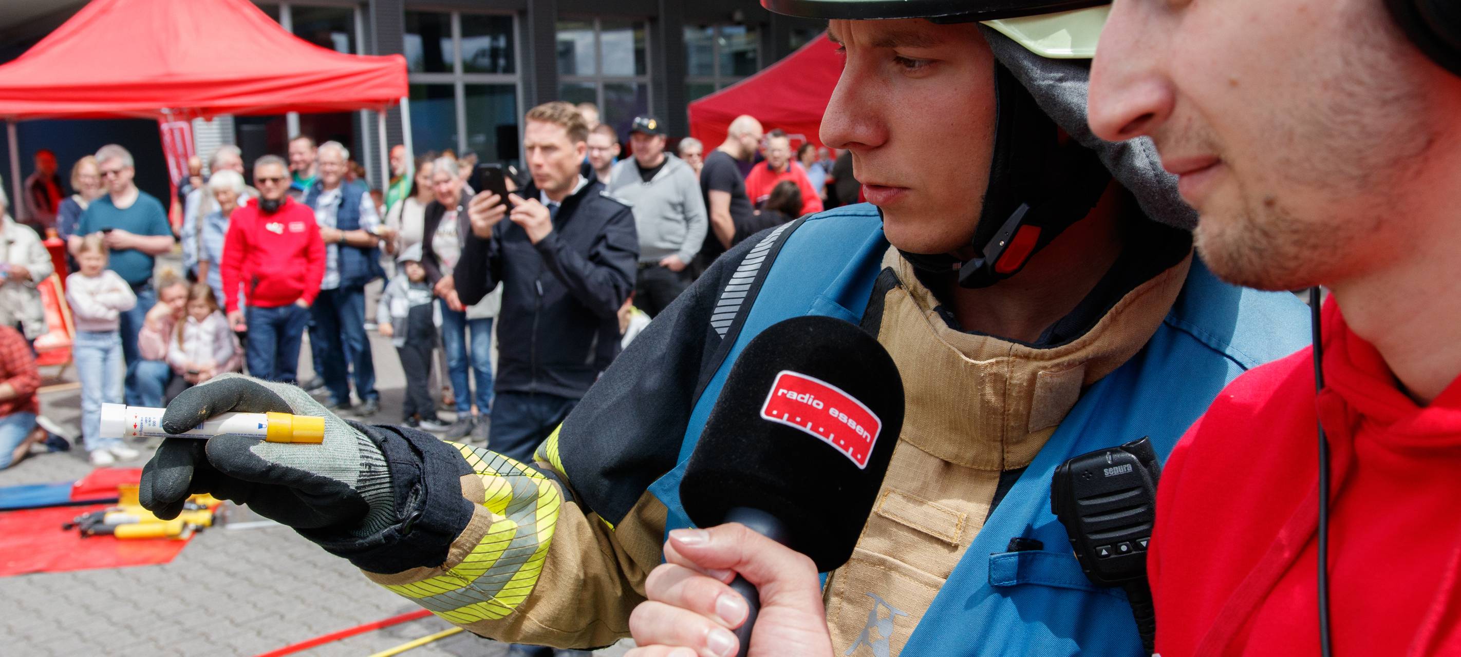 Der Radio Essen-Verkehrsmeldertag 2024: Zwischen Waschstraße und Kuchen-Buffet