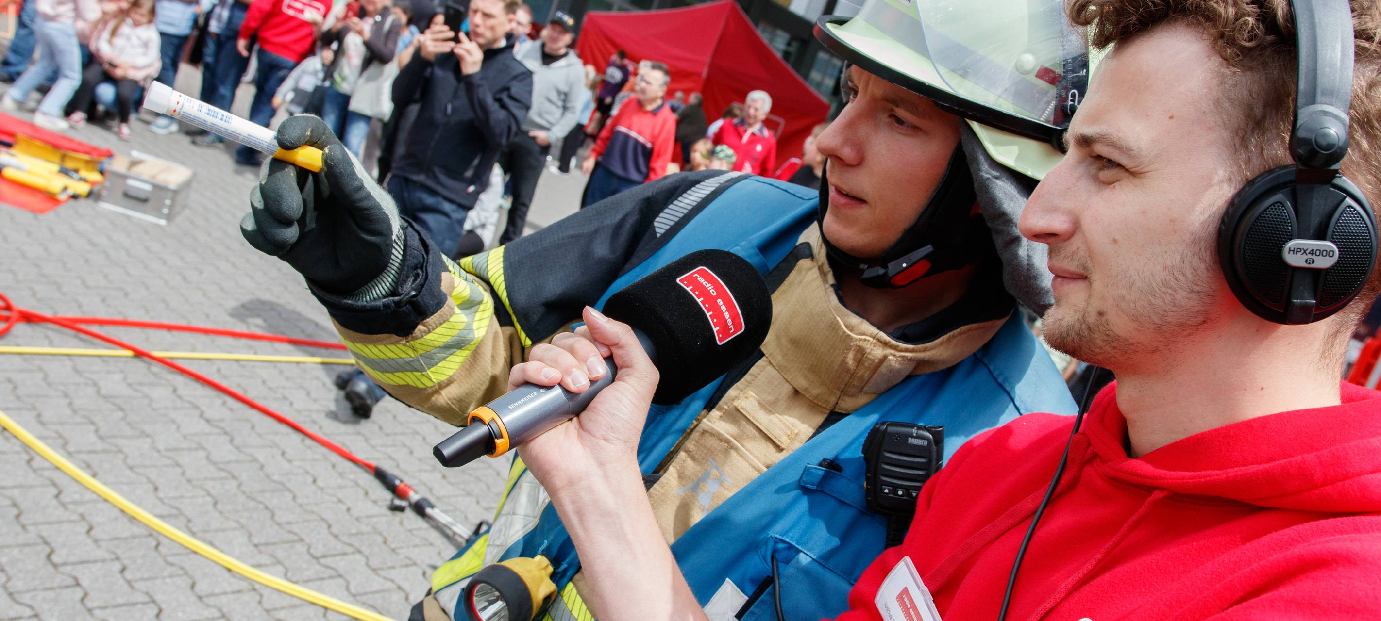 Der Radio Essen-Verkehrsmeldertag 2024: Zwischen Waschstraße und Kuchen-Buffet