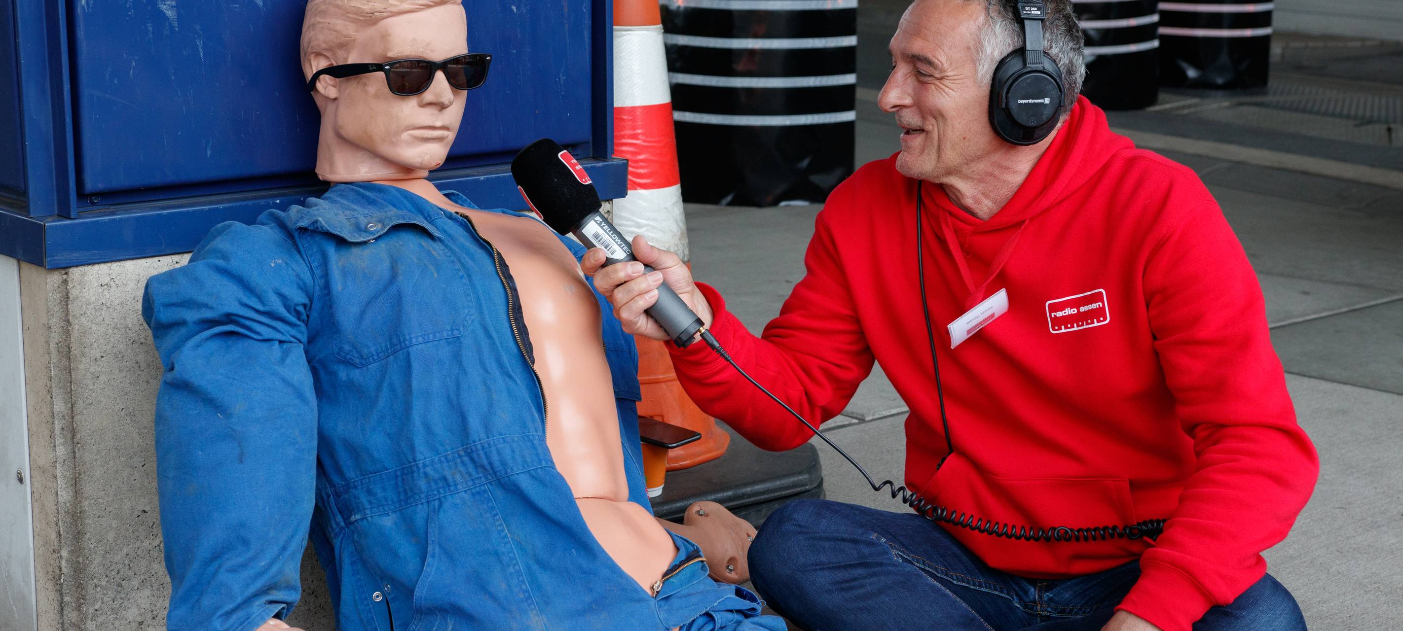 Der Radio Essen-Verkehrsmeldertag 2024: Zwischen Waschstraße und Kuchen-Buffet