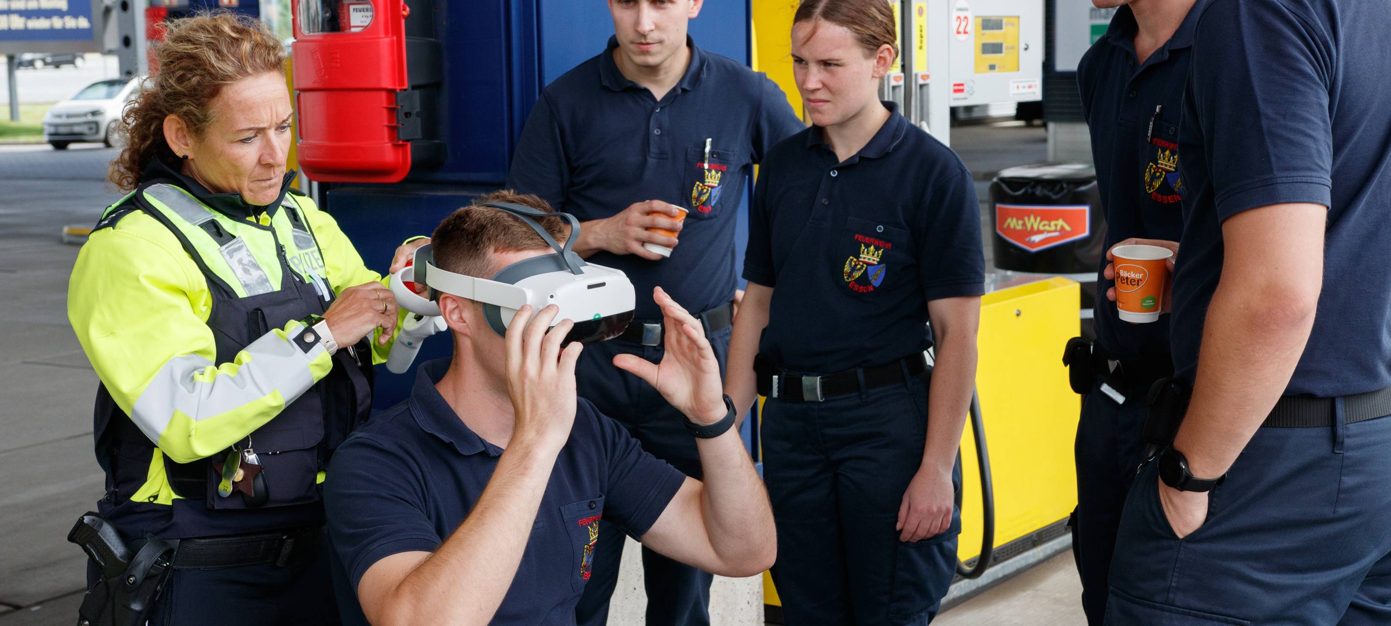 Der Radio Essen-Verkehrsmeldertag 2024: Zwischen Waschstraße und Kuchen-Buffet