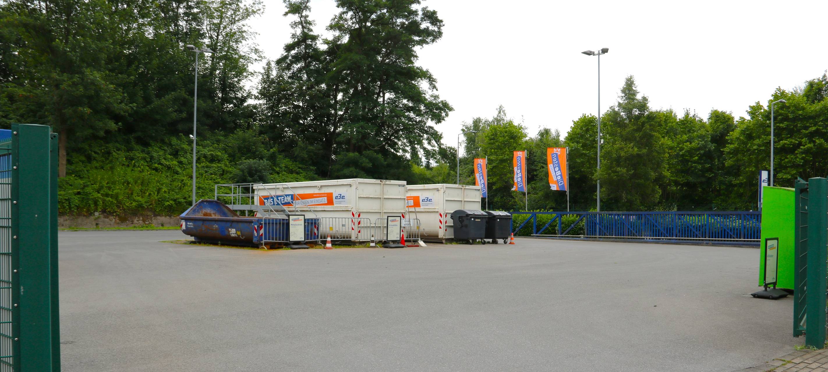 Recyclingstation in Essen wird umgebaut: Längere Schließung
