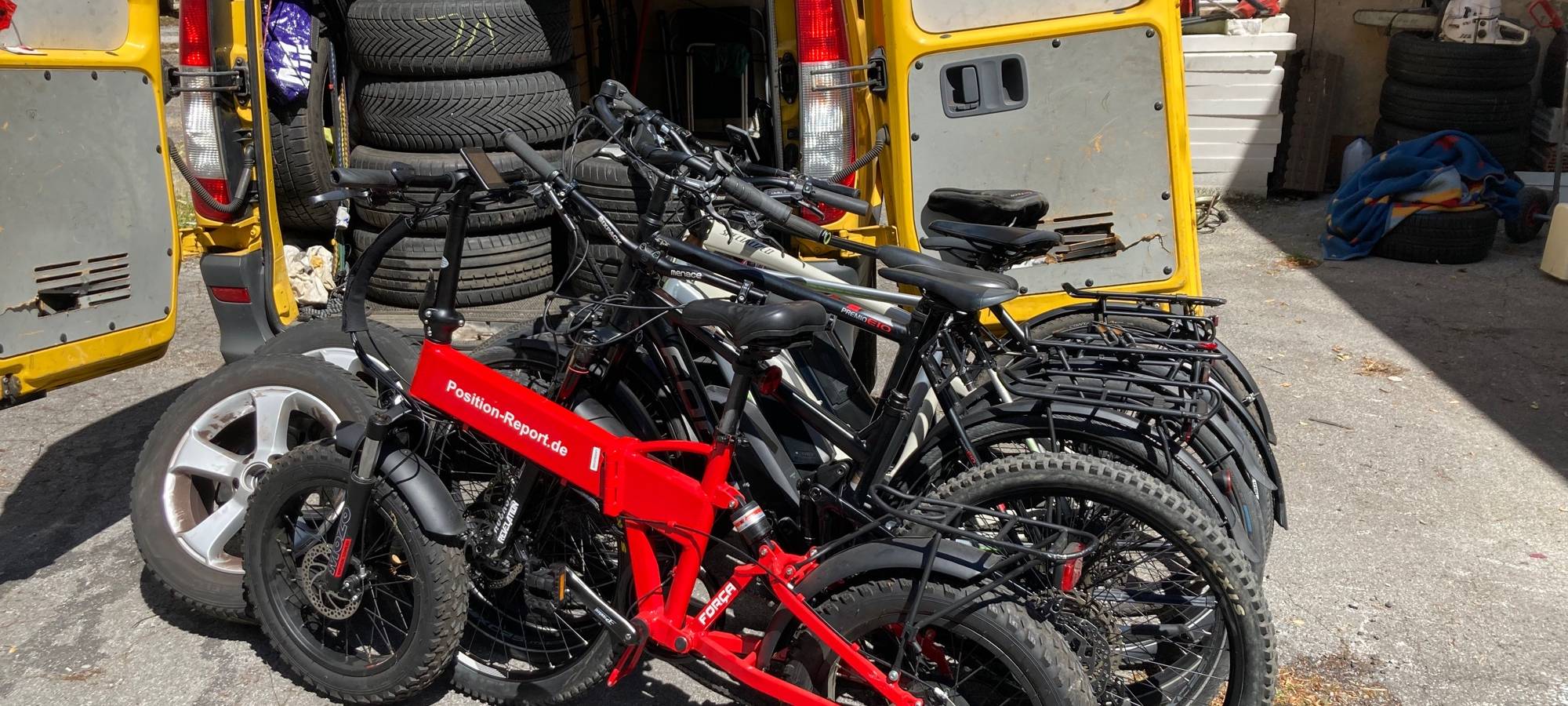 Polizei Essen findet geklaute E-Bikes dank GPS-Tracker