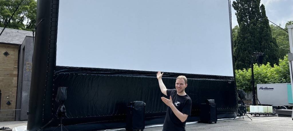 Lichtburg Open Air in Essen: Ein Blick hinter die Kulissen