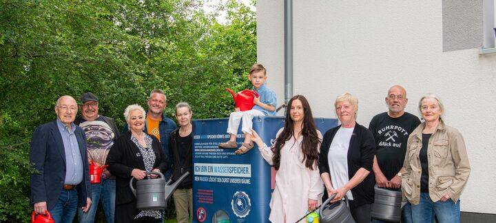 Naturschutz in Essen durch Regenwassertanks