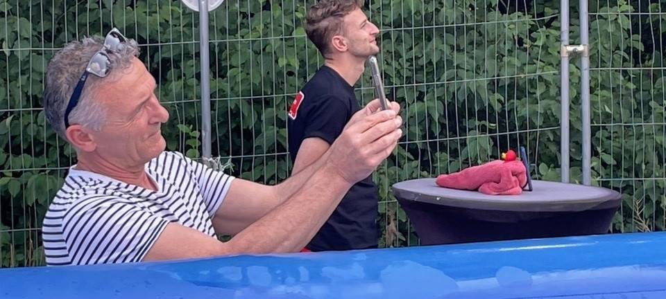 In Essen steht die größte mobile Wasser-Rutsche Europas - Traut Ihr Euch?