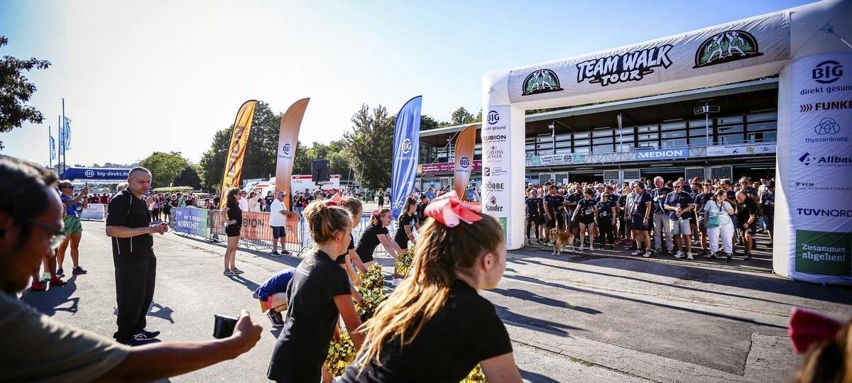 Startschuss beim Teamwalk in Essen 2023