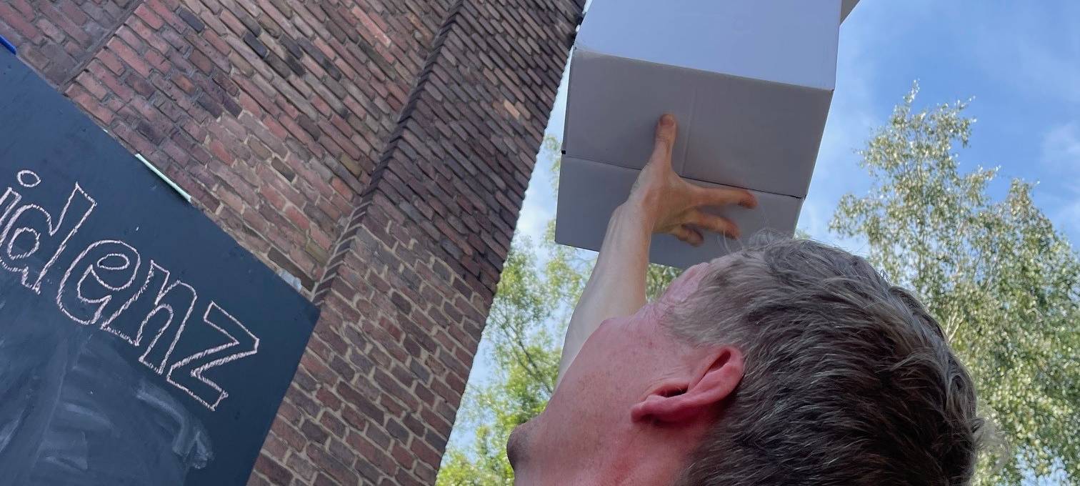 In Essen proben die Künstler für das Straßenkunstfestival