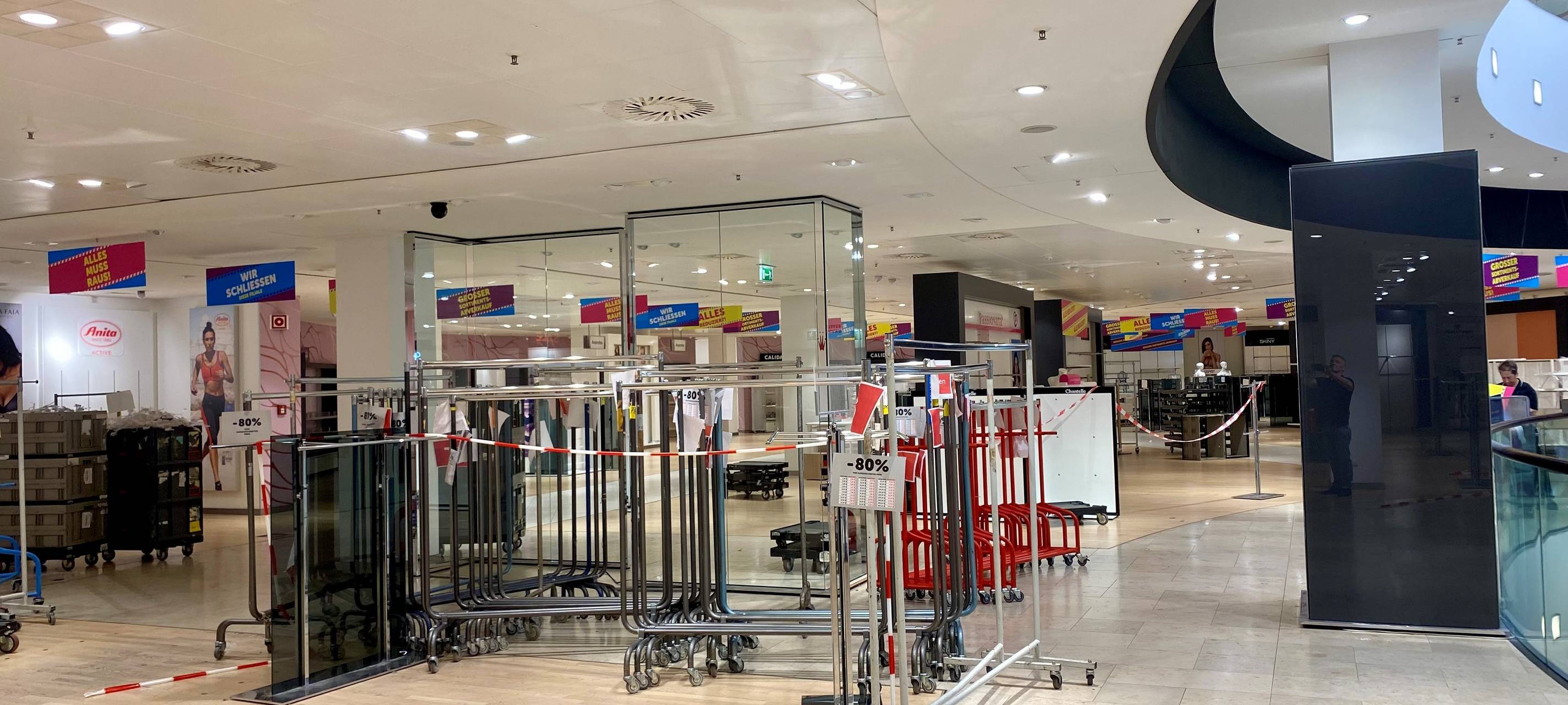 Letzte Stunden in Essen bei GALERIA - Filiale schließt früher als geplant