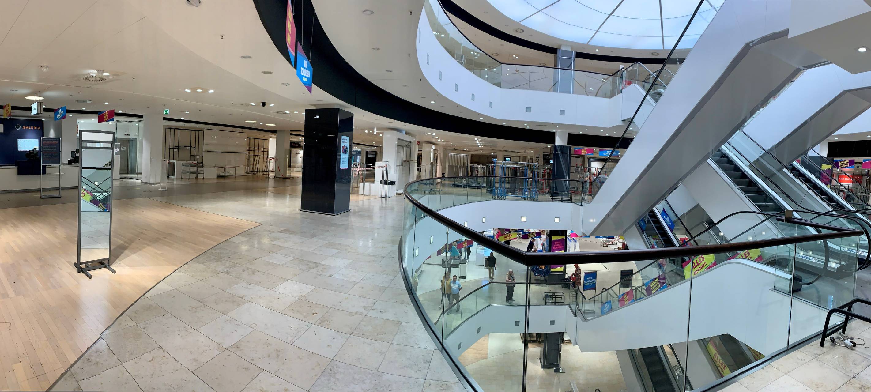 Letzte Stunden in Essen bei GALERIA - Filiale schließt früher als geplant