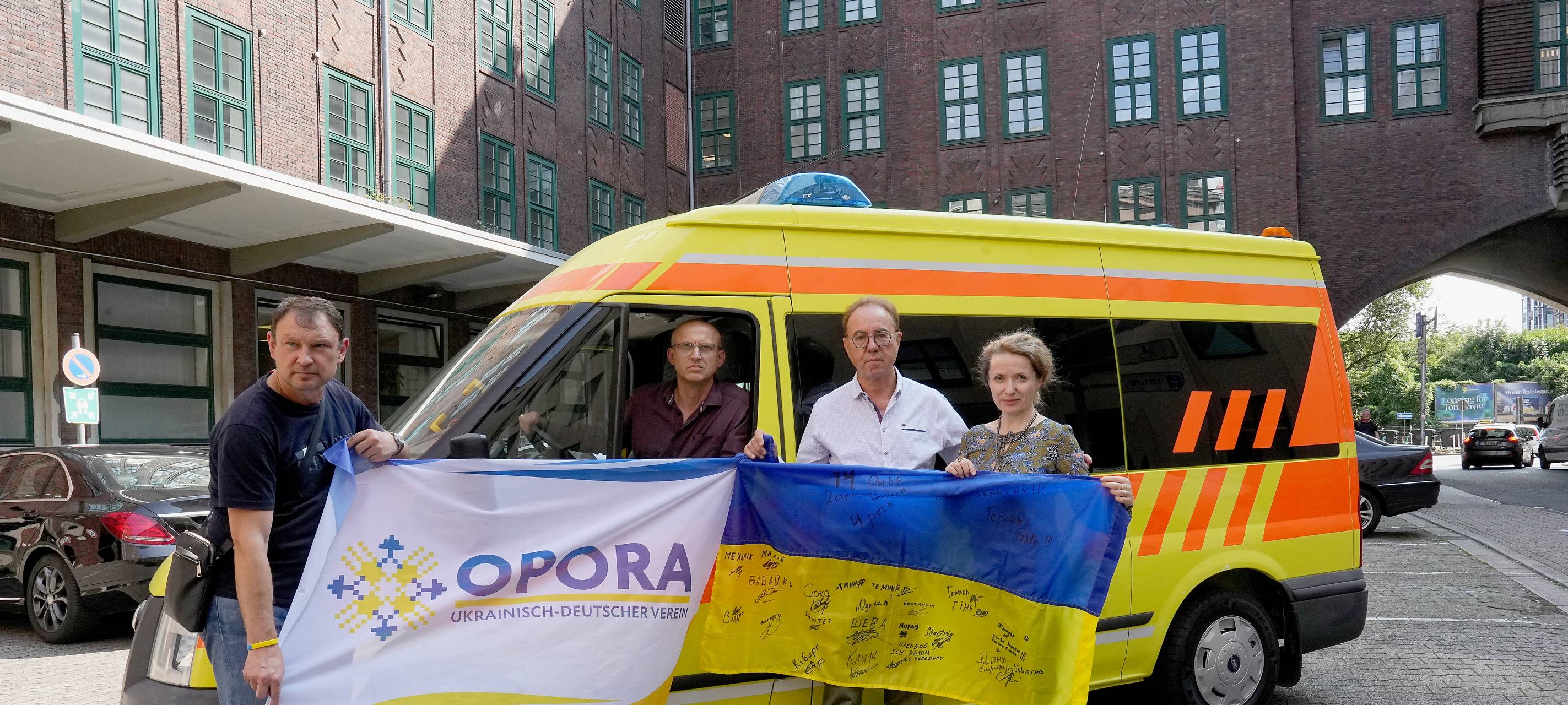 Aktionen in Essen zum Unabhängigkeitstag der Ukraine