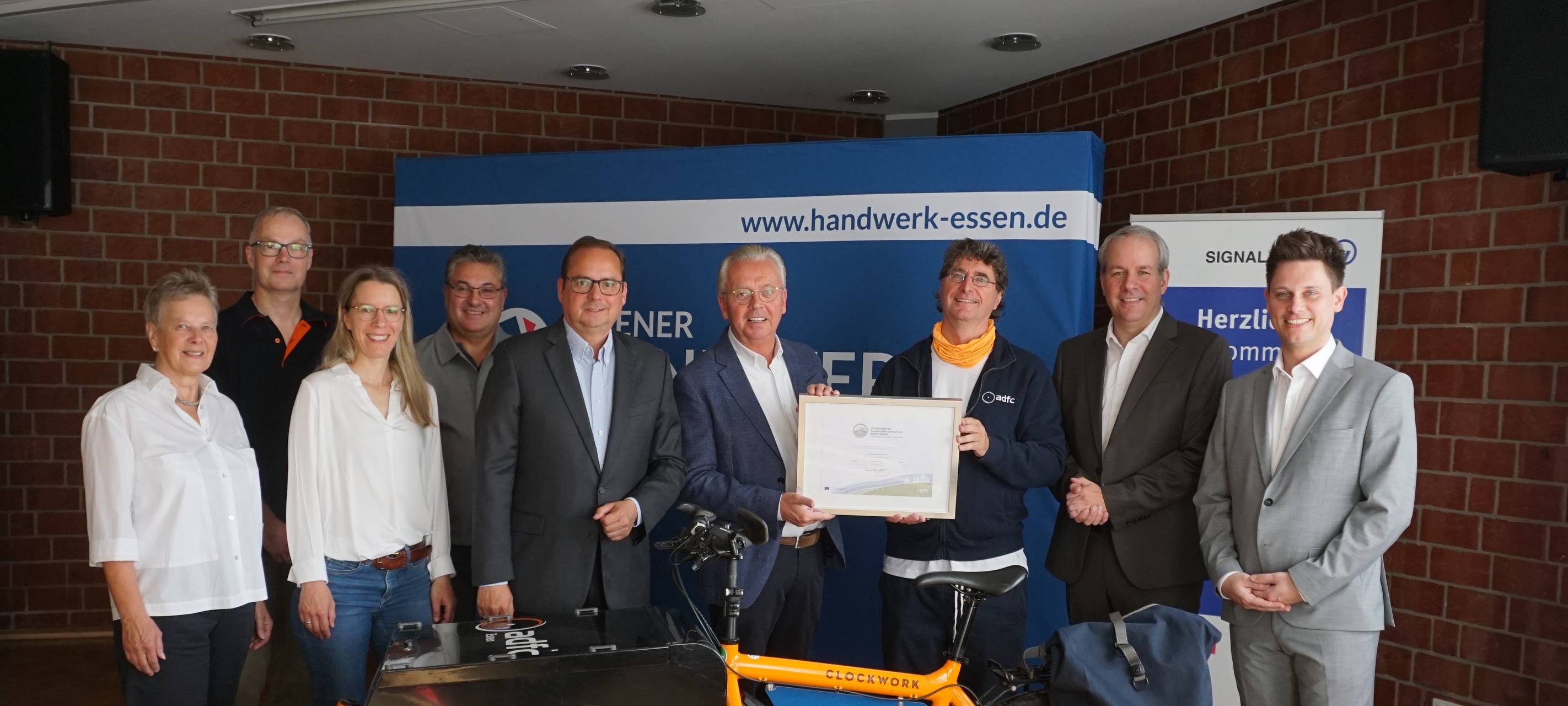 Kreishandwerkerschaft Essen besonders fahrradfreundlich