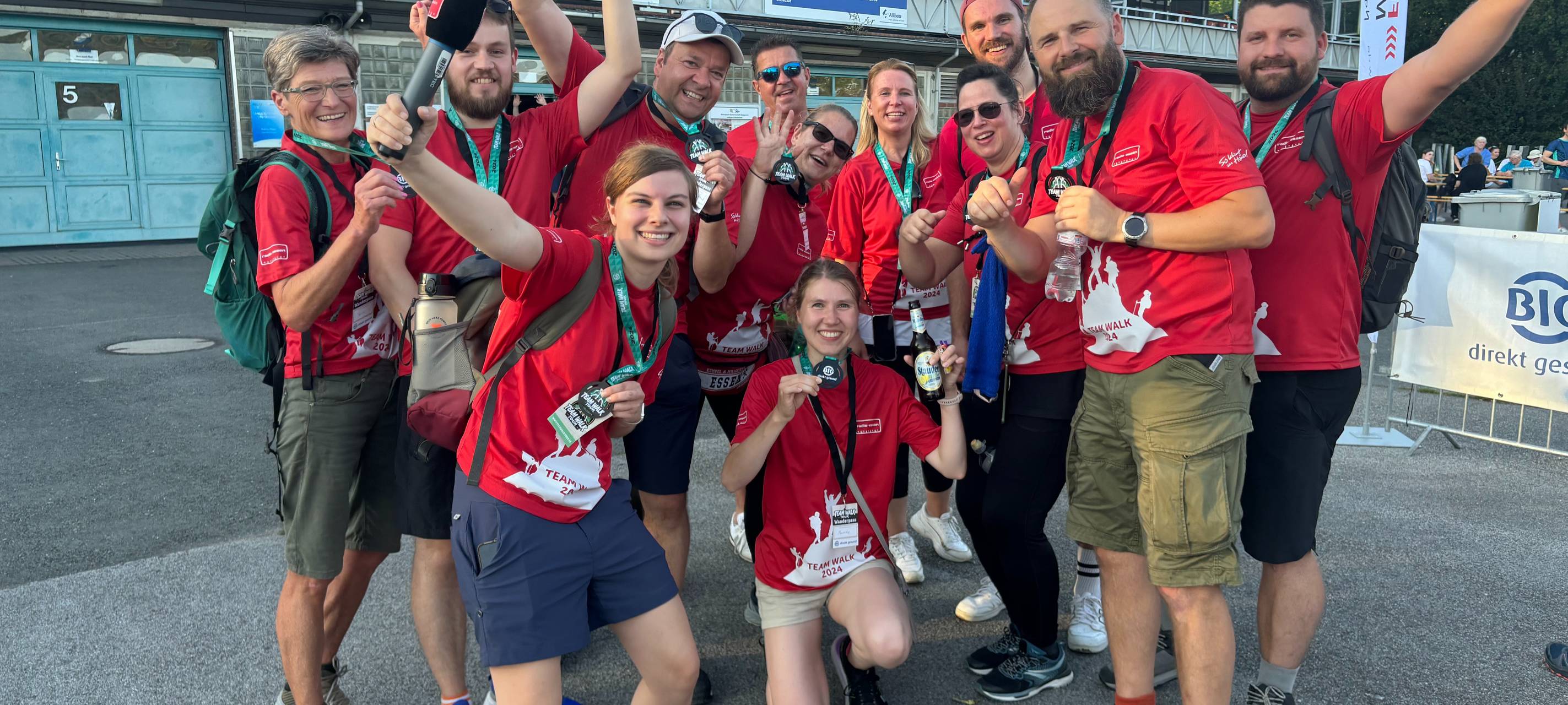 Radio Essen beim Team Walk Essen: Über 8 Kilometer wandern mit bester Laune