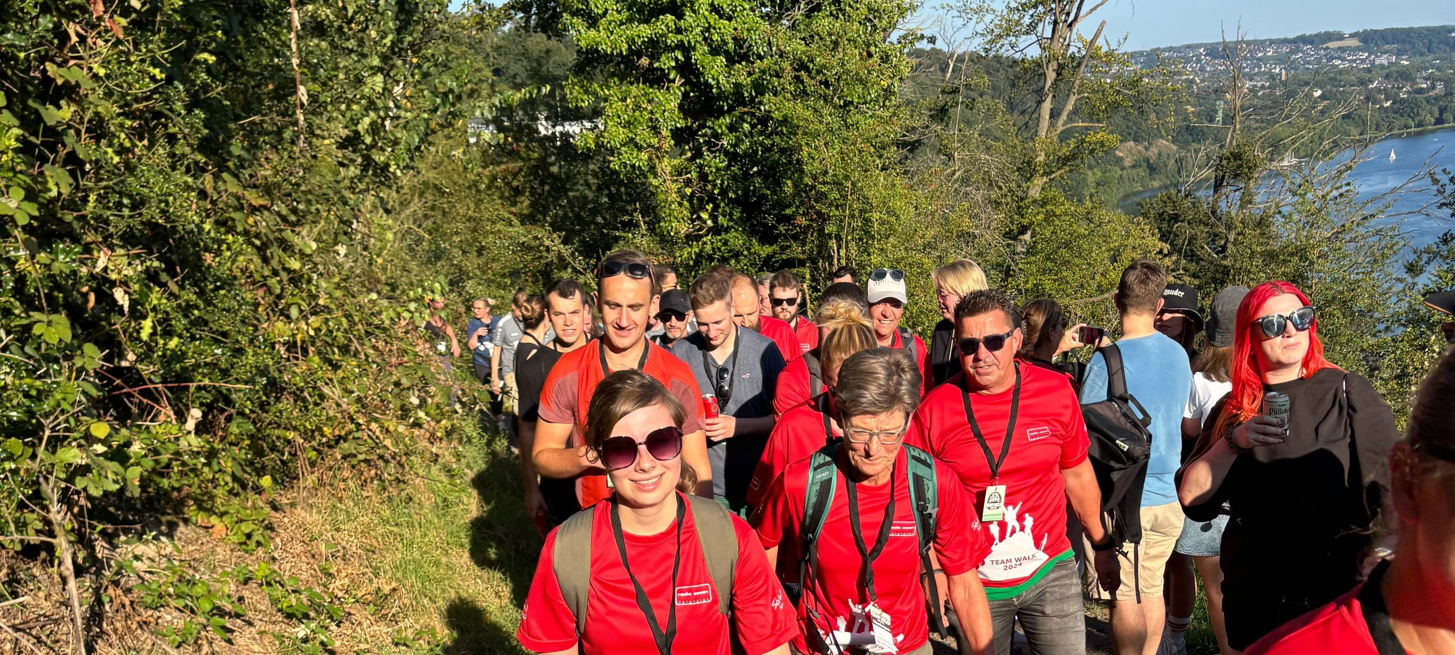 Radio Essen beim Team Walk Essen: Über 8 Kilometer wandern mit bester Laune