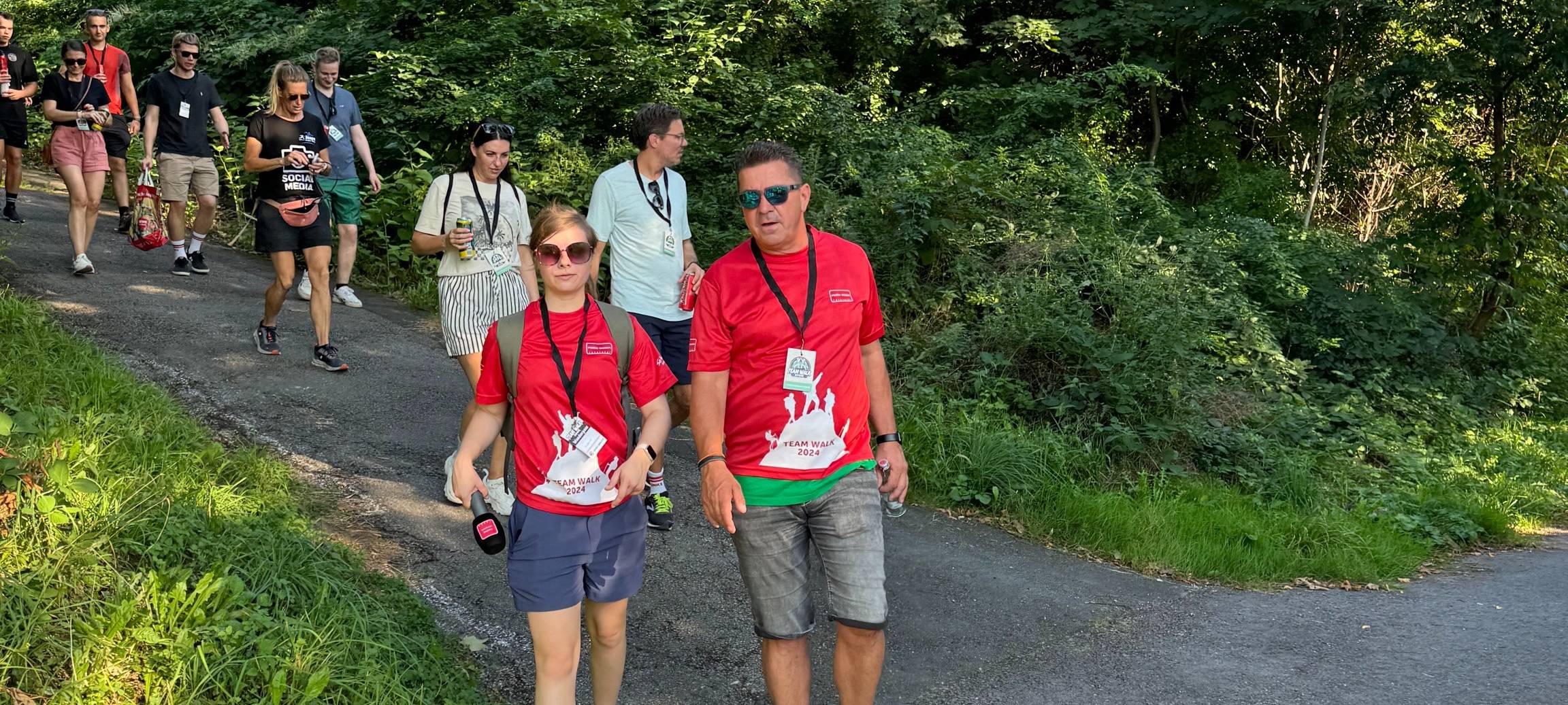 Radio Essen beim Team Walk Essen: Über 8 Kilometer wandern mit bester Laune