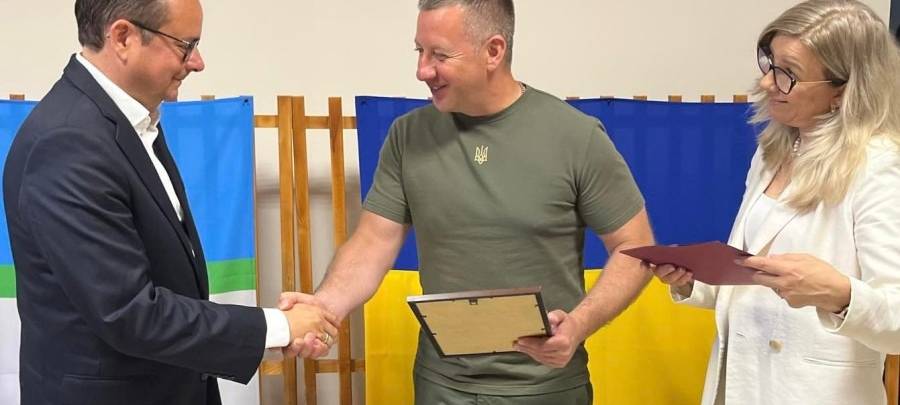Oberbürgermeister aus Essen zu Besuch in der Ukraine