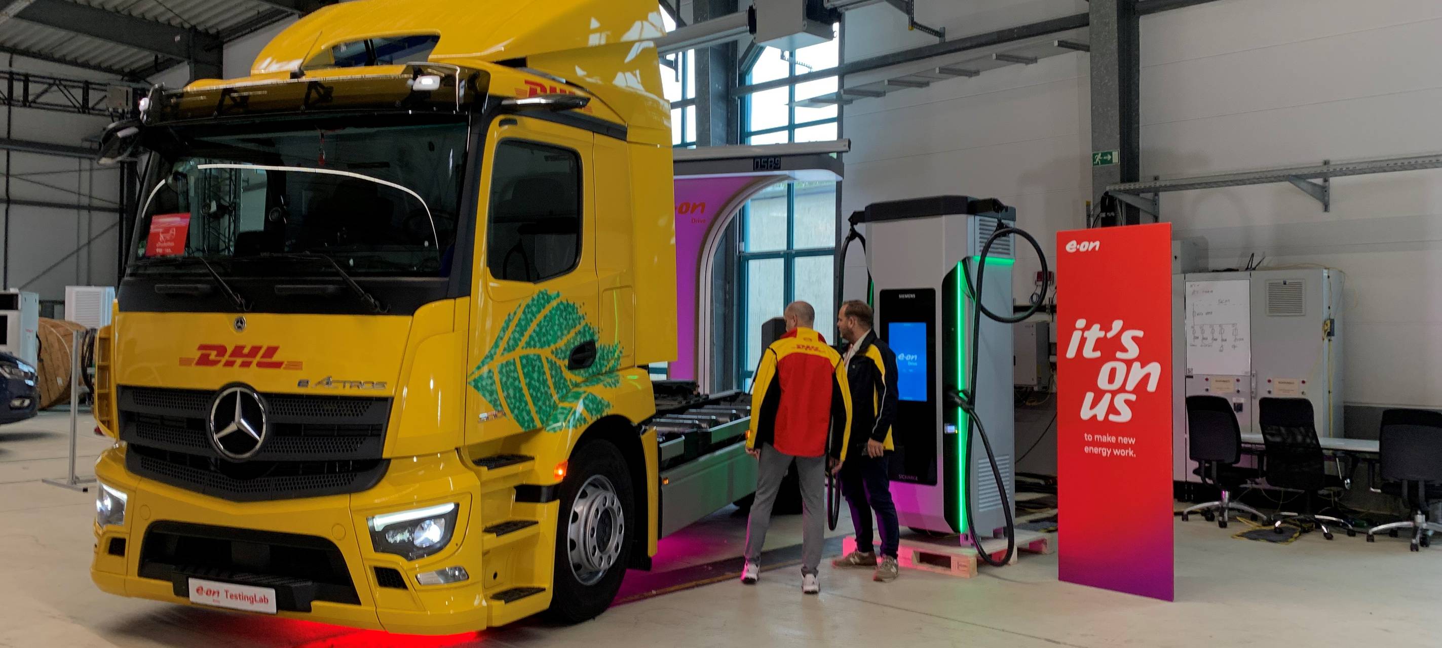 E.ON aus Essen setzt auf E-LKW