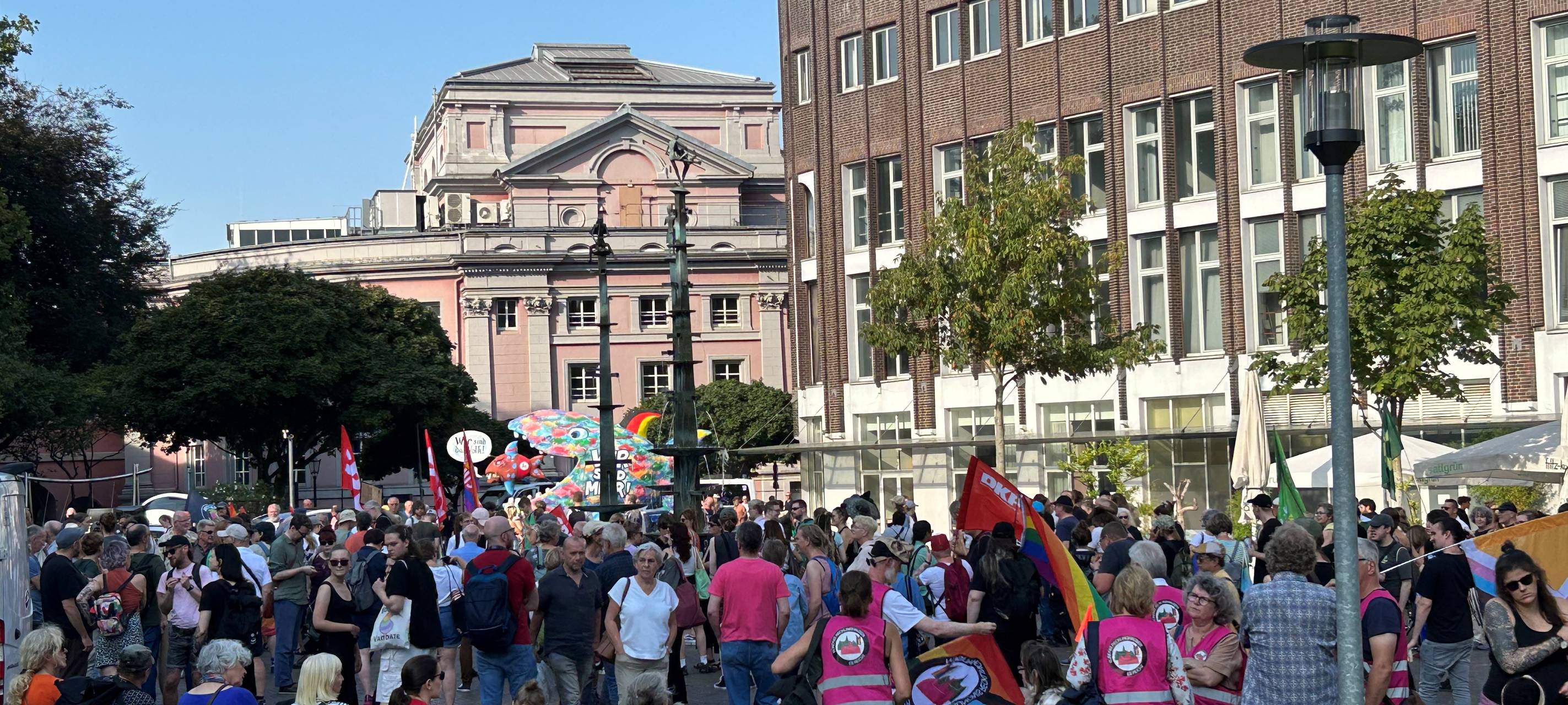 Demo gegen AfD in Essen - Die Eindrücke vor Ort