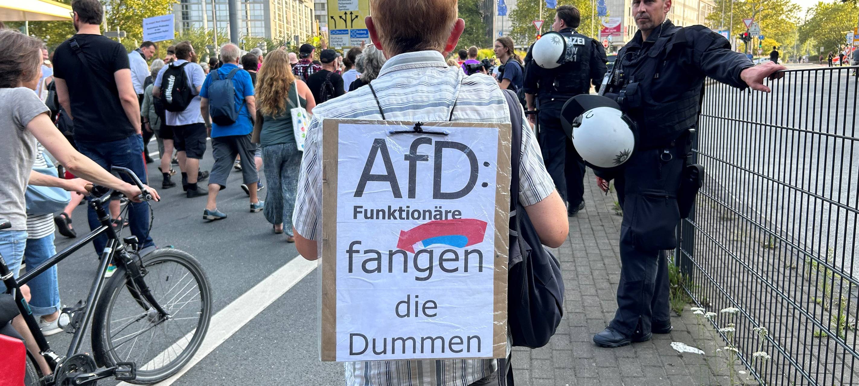 Demo gegen AfD in Essen - Die Eindrücke vor Ort