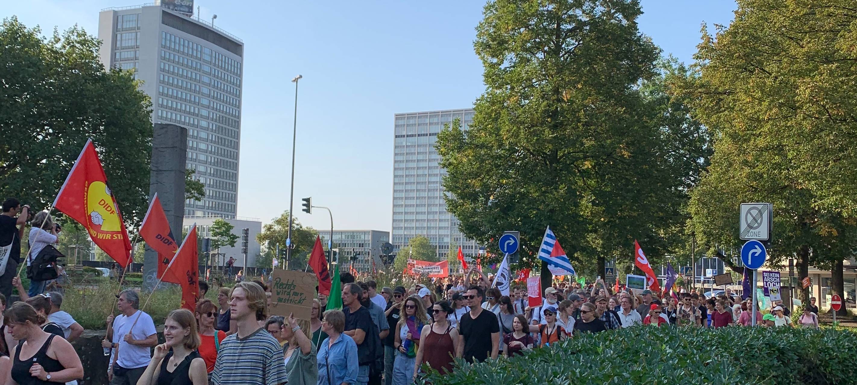 Demo gegen AfD in Essen - Die Eindrücke vor Ort